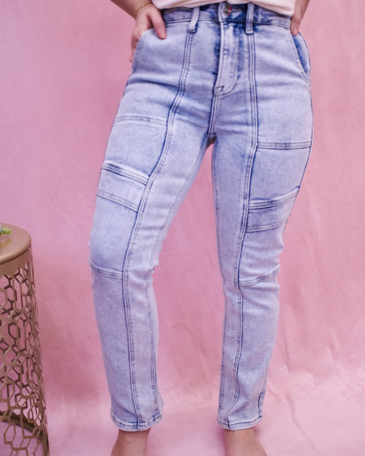 RISEN Straight Leg Cargo Jeans