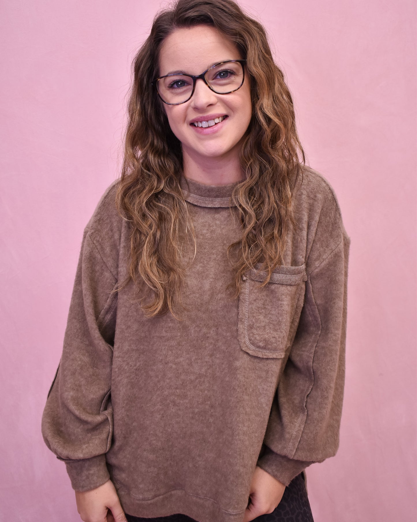 Brown sweater