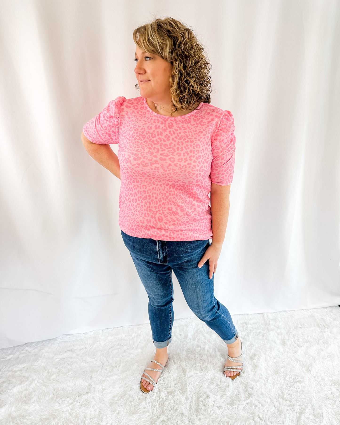 Crawling To You Animal Print Top