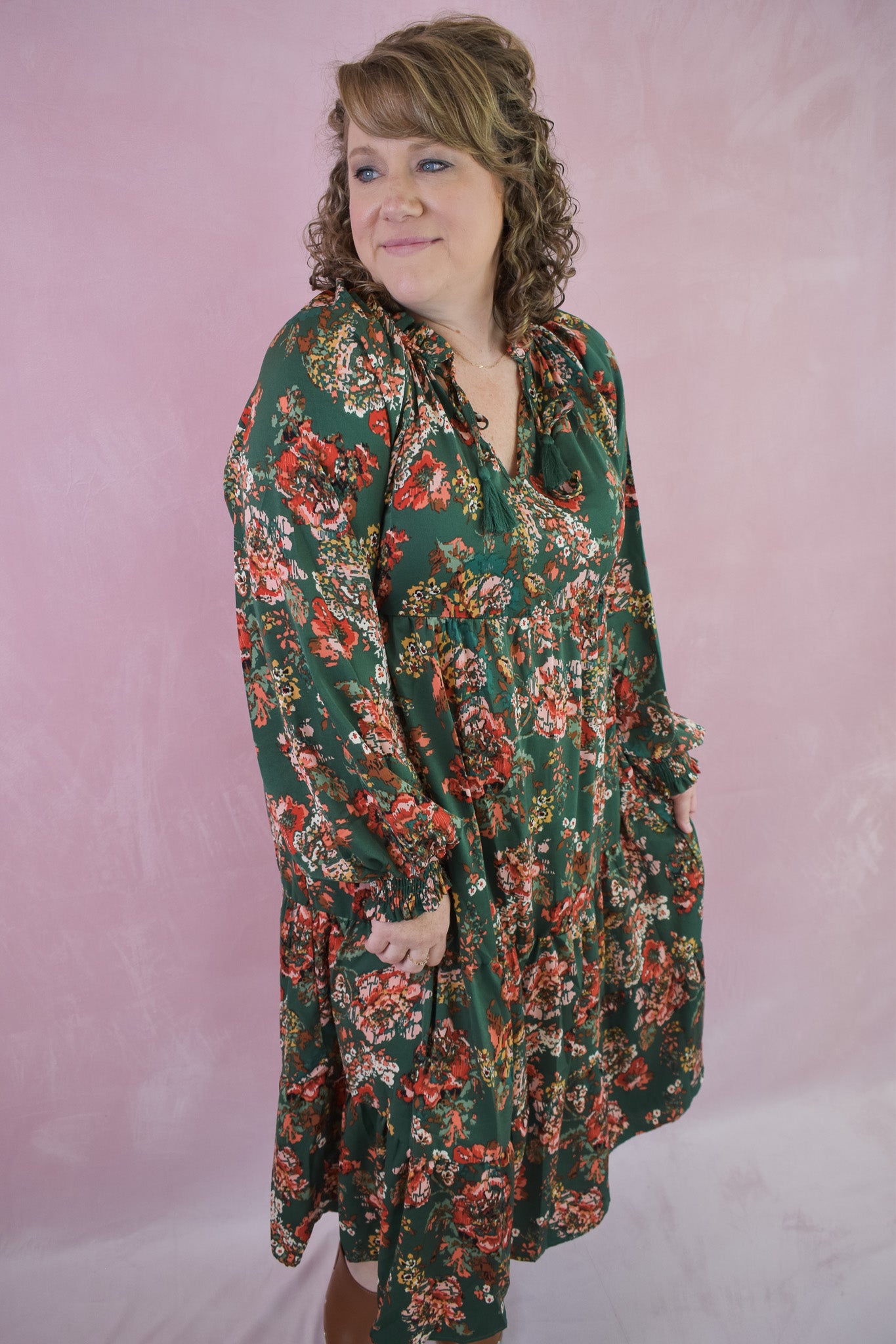 World Of Possibilities Floral Maxi Dress