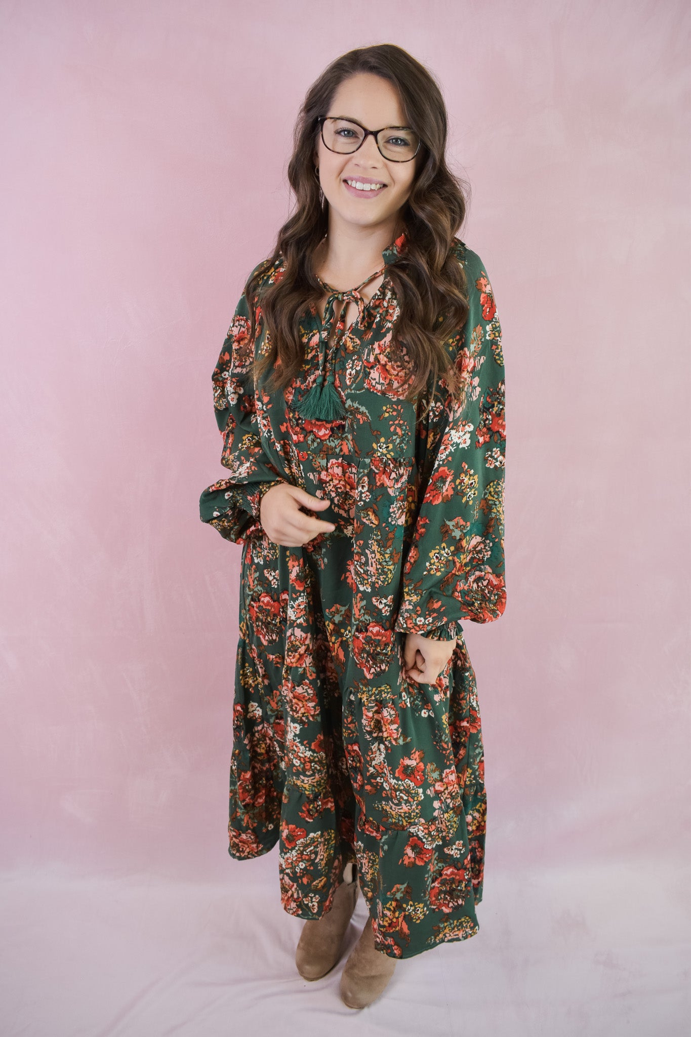 World Of Possibilities Floral Maxi Dress