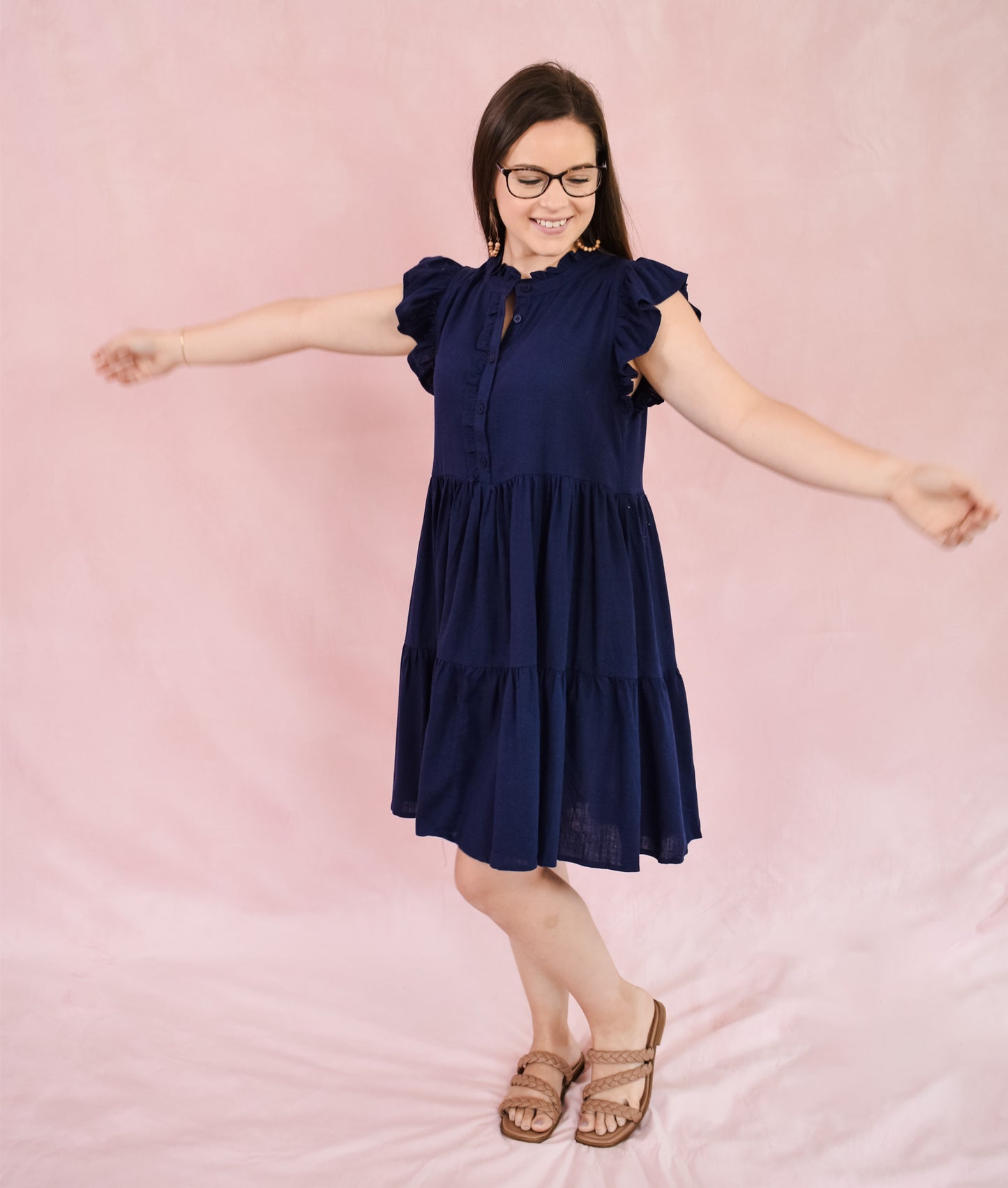 Simple Solution Linen Dress