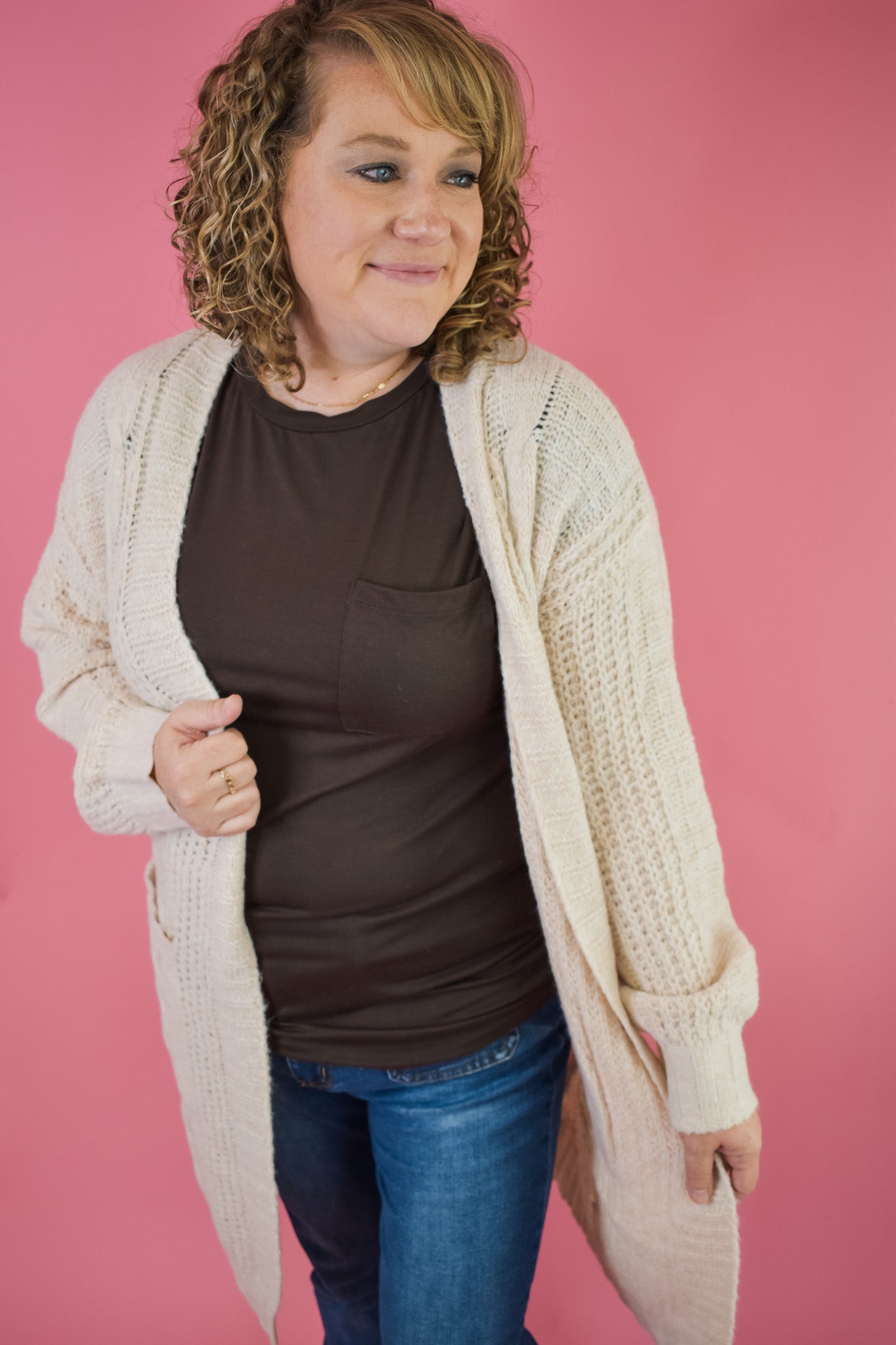 Try And Try Again Long Cardigan