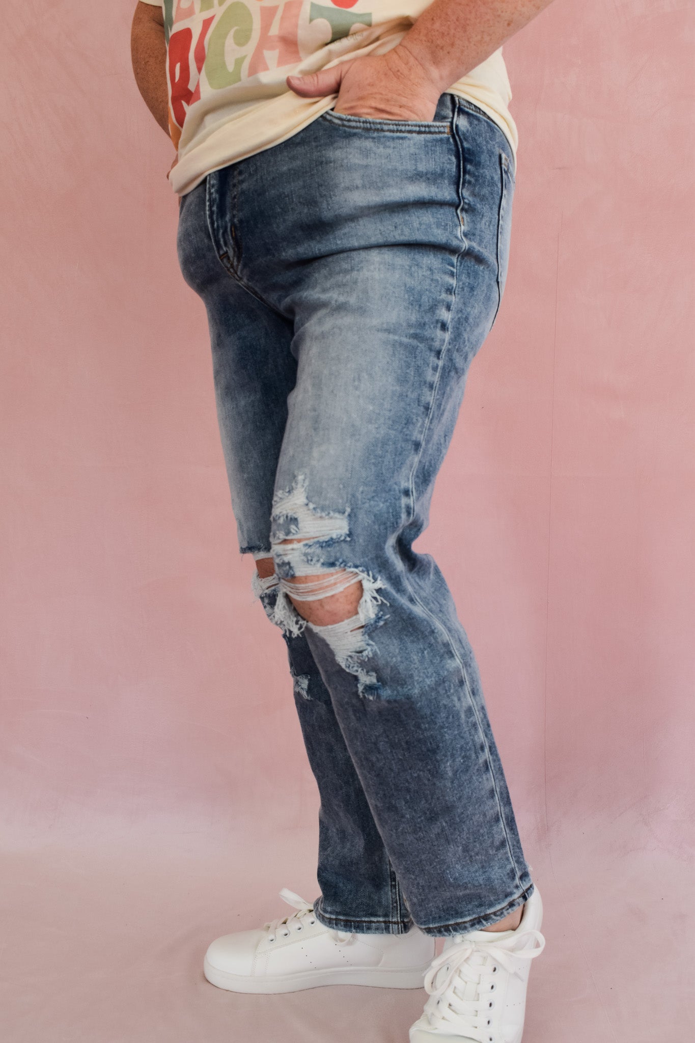 Vervet Vintage Crop Straight Jeans