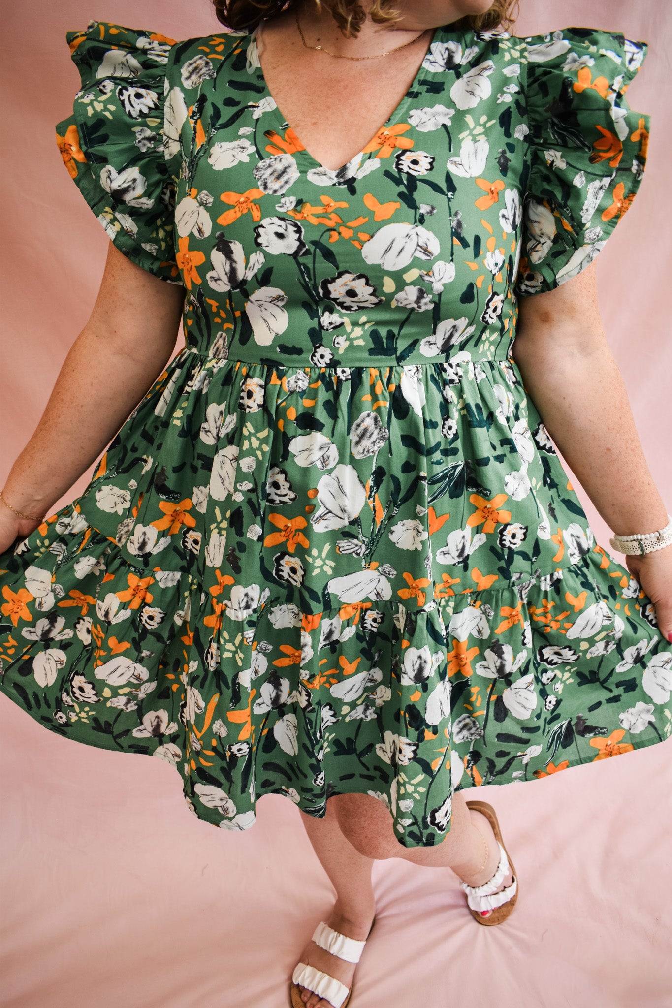 Back At It Floral Mini Dress