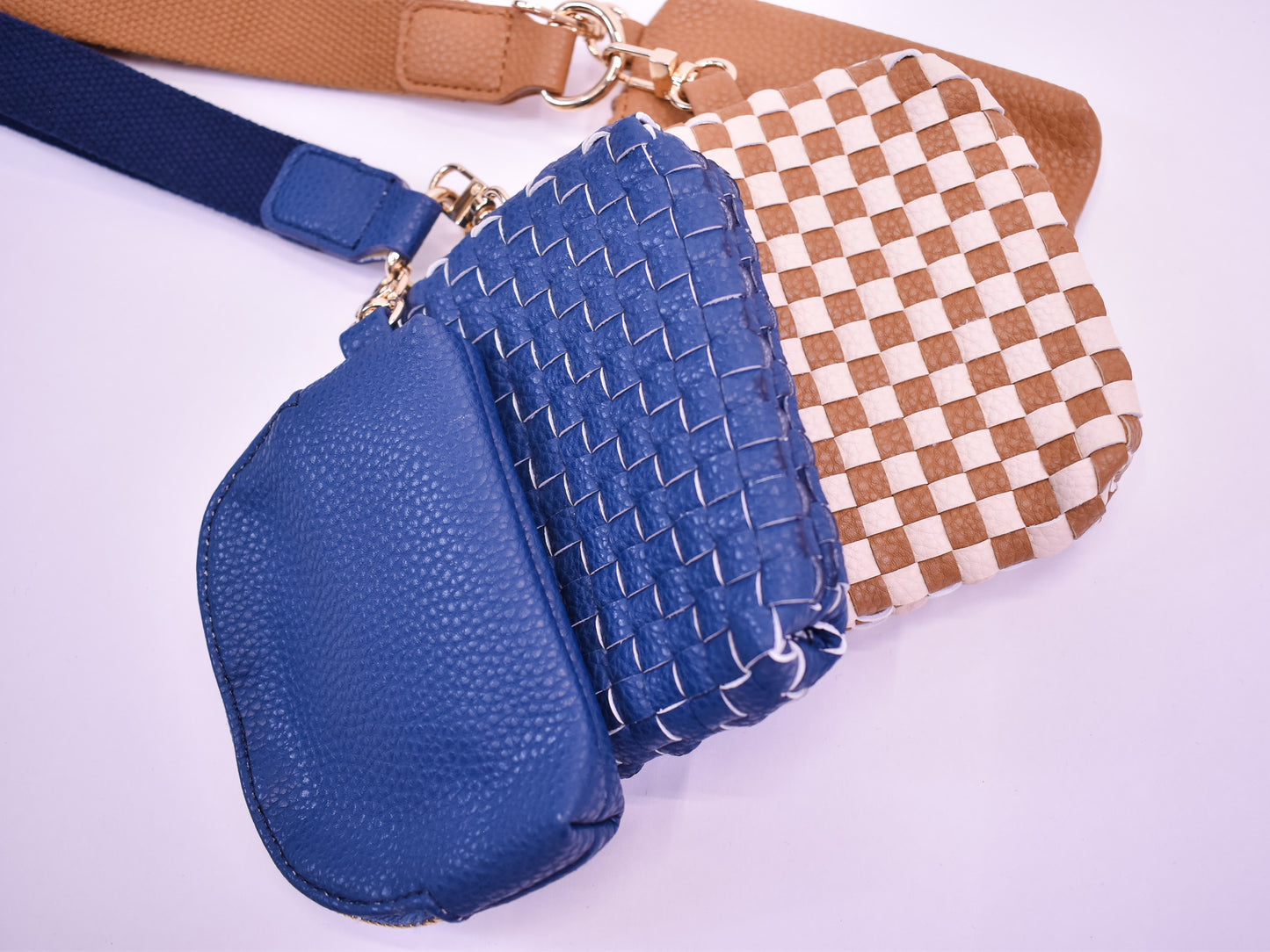 Wonderlust Woven Dual Pouch Wristlet