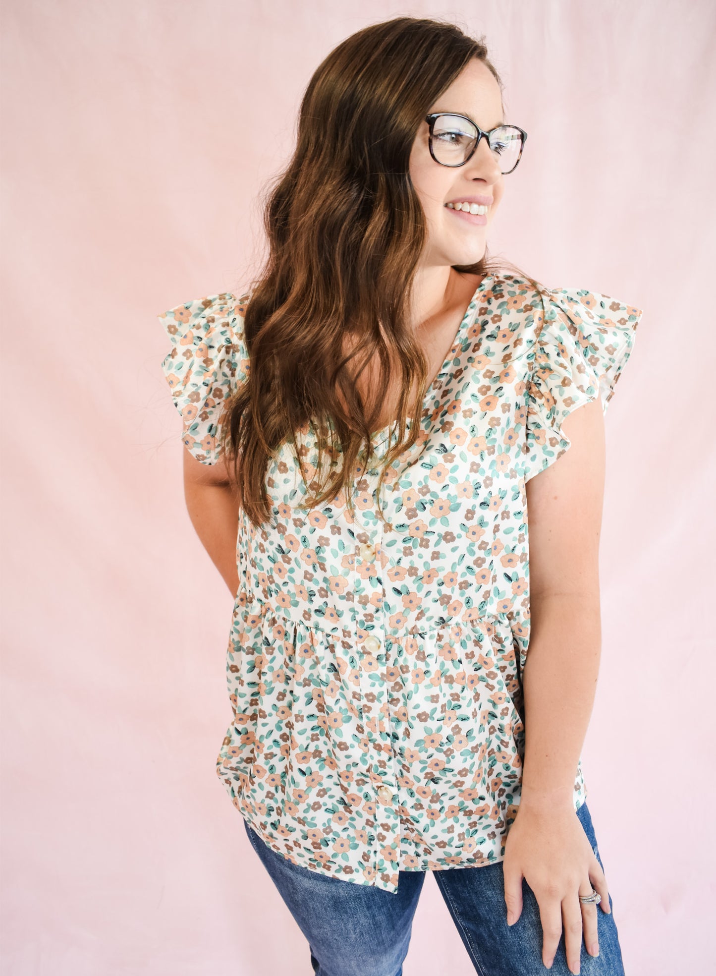 Who Could Forget Peplum Top