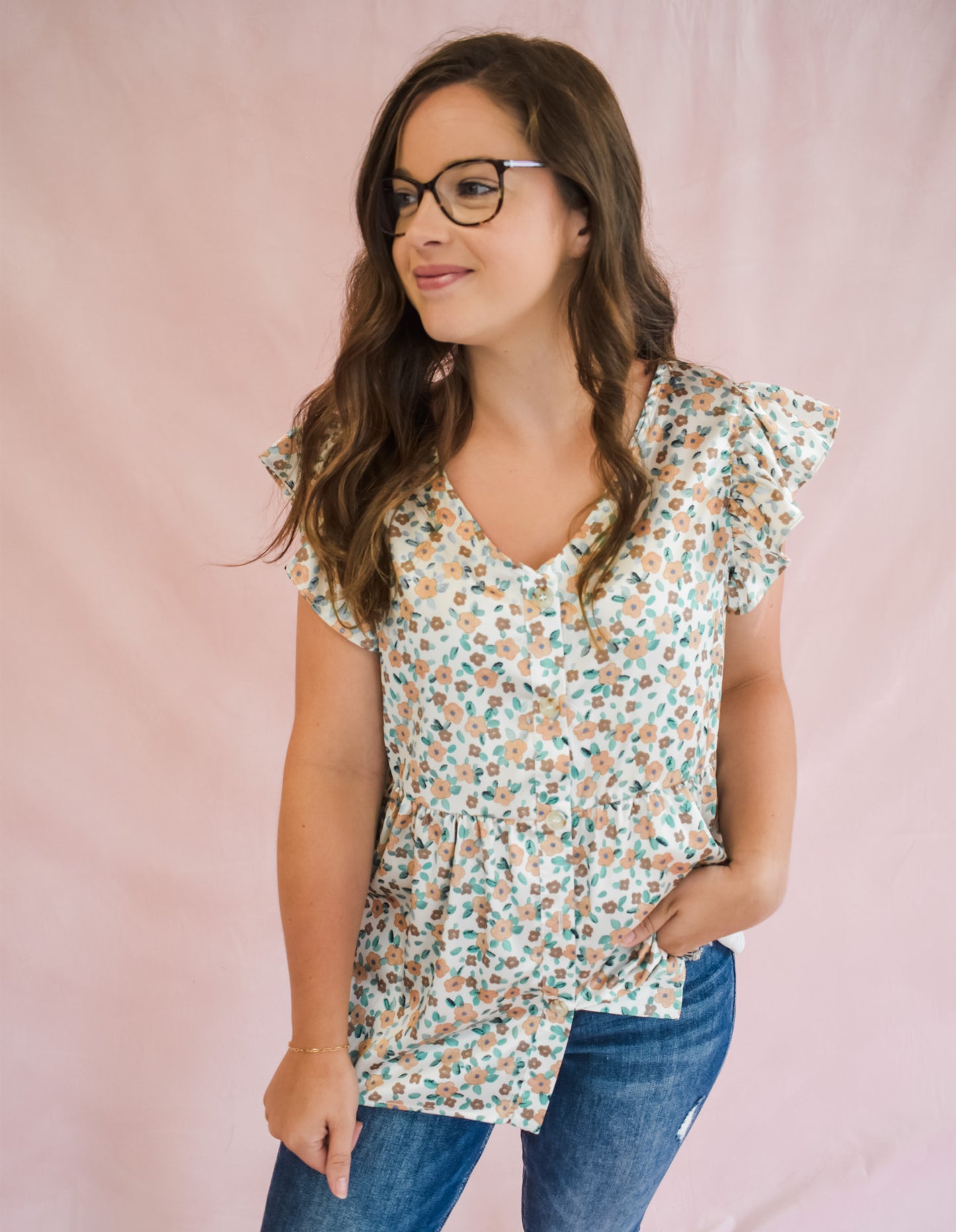 Who Could Forget Peplum Top