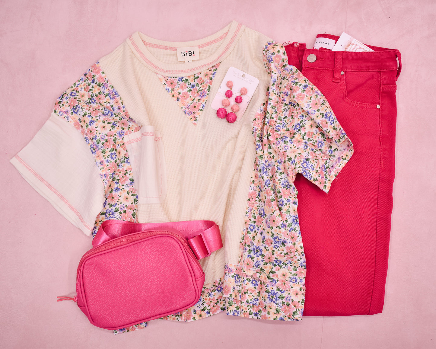 RISEN Raw Hem Side Slit Jeans