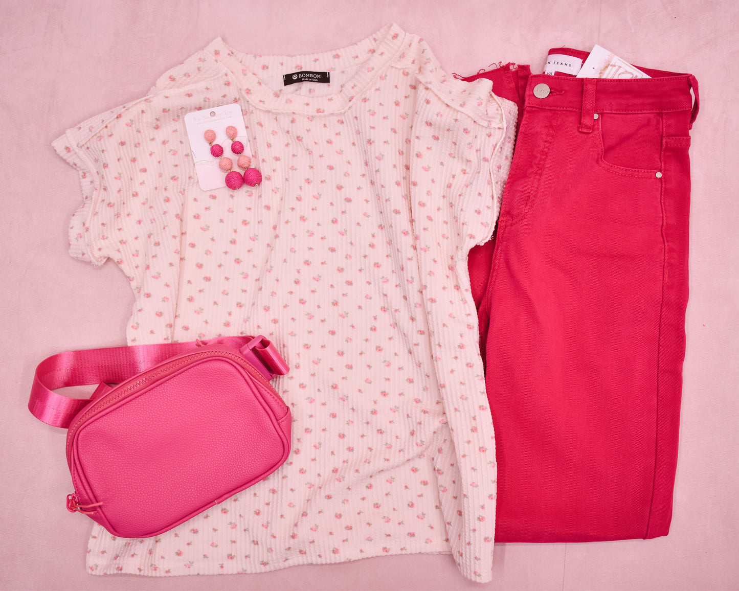 RISEN Raw Hem Side Slit Jeans