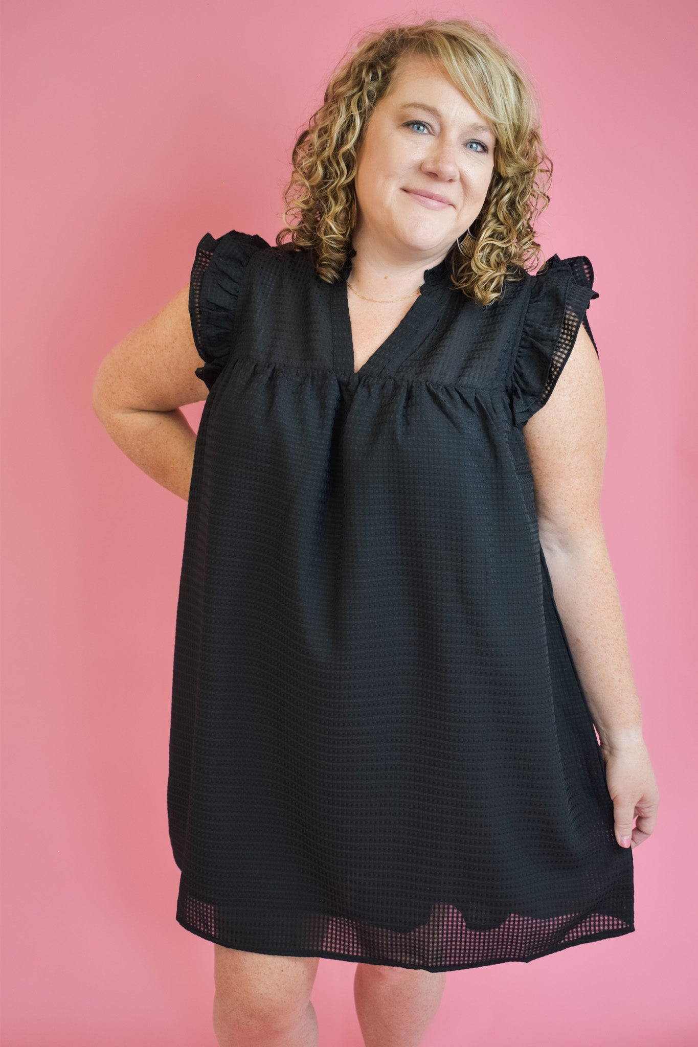Longing For More Layered Sleeve Dress