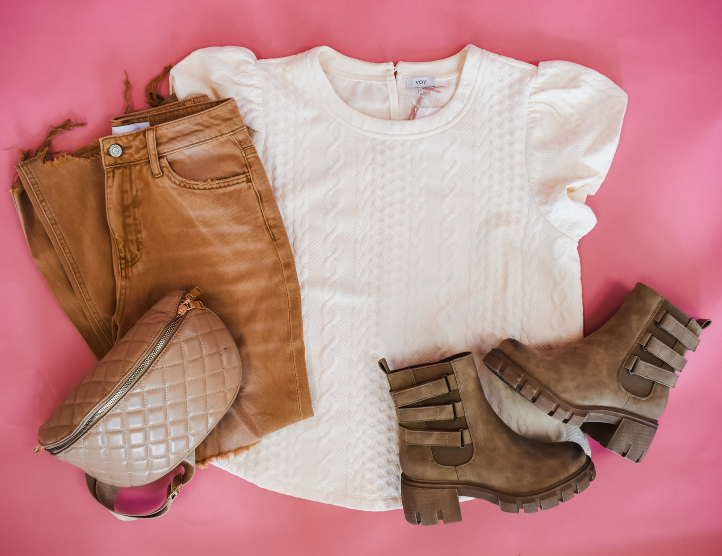 Hold Me Tight Textured Knit Top