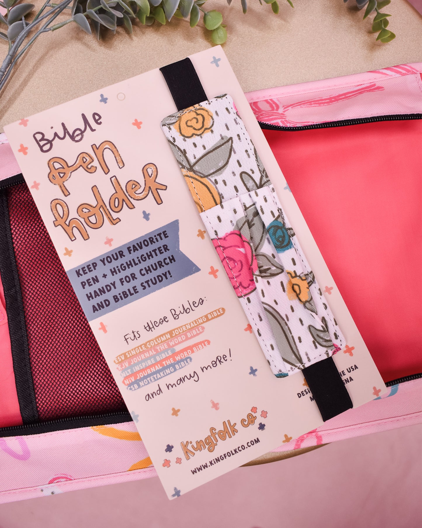 Kingfolk Co. Elastic Pen Holder