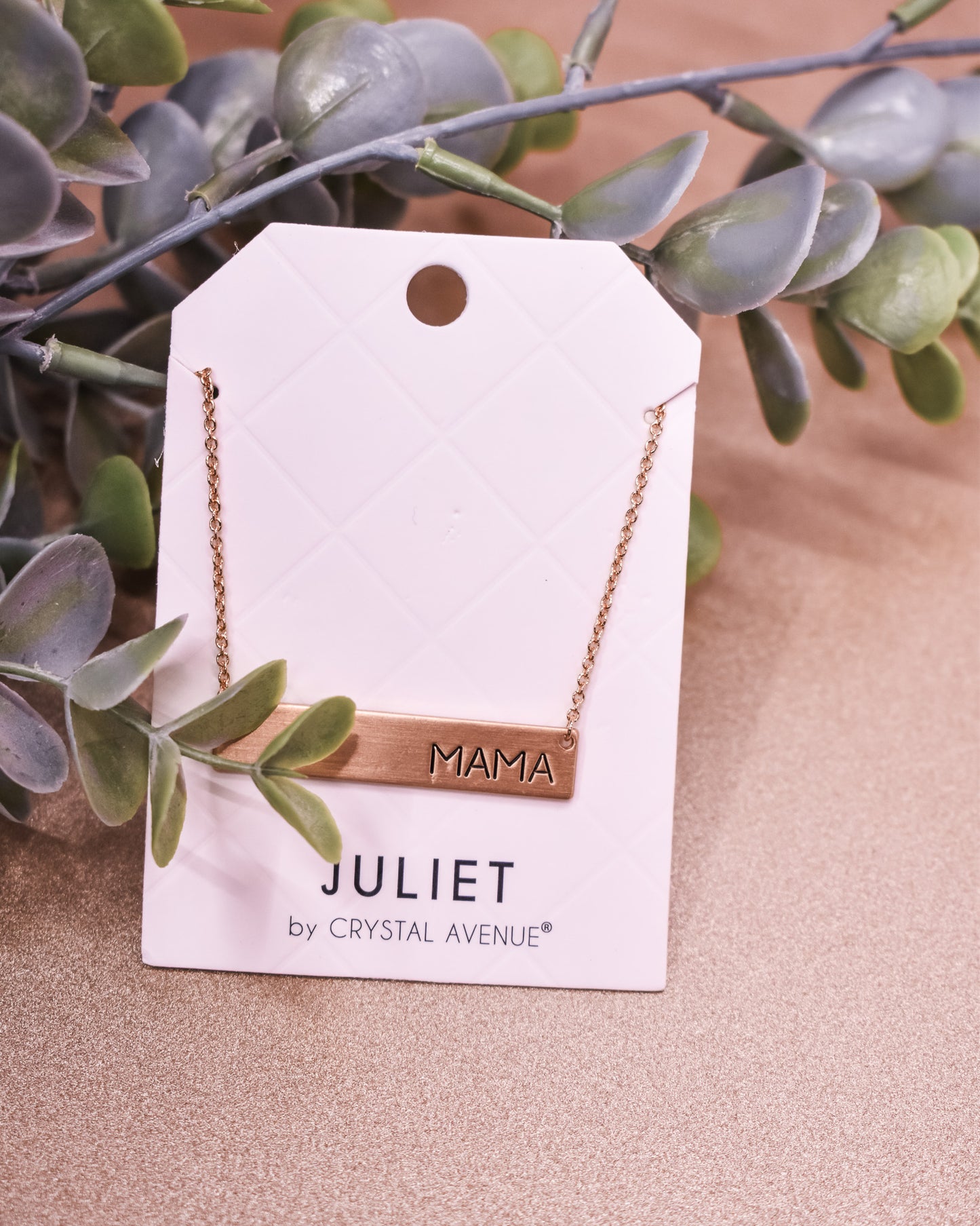Mama Bar Pendant Necklace