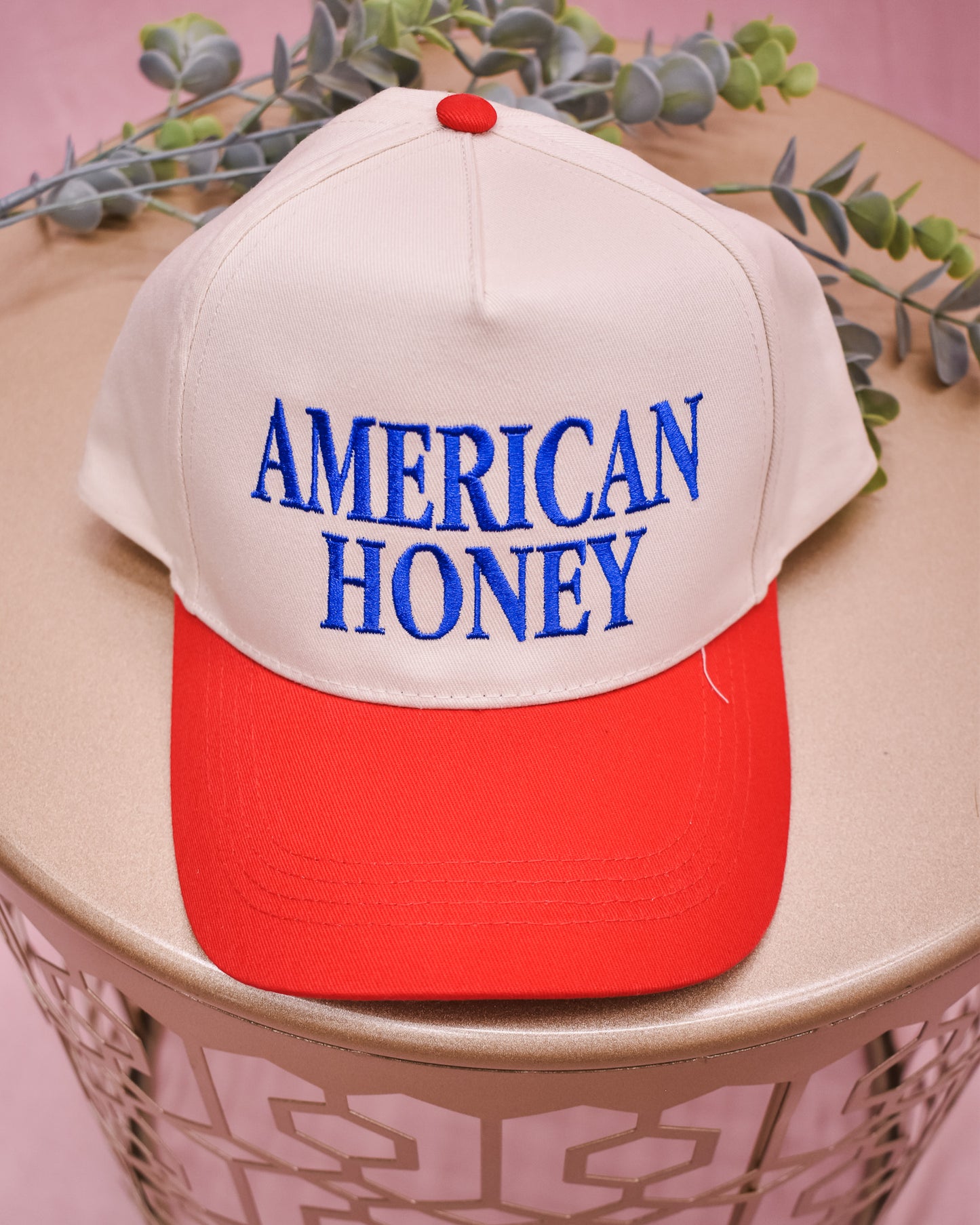 American Honey Canvas Snapback Hat