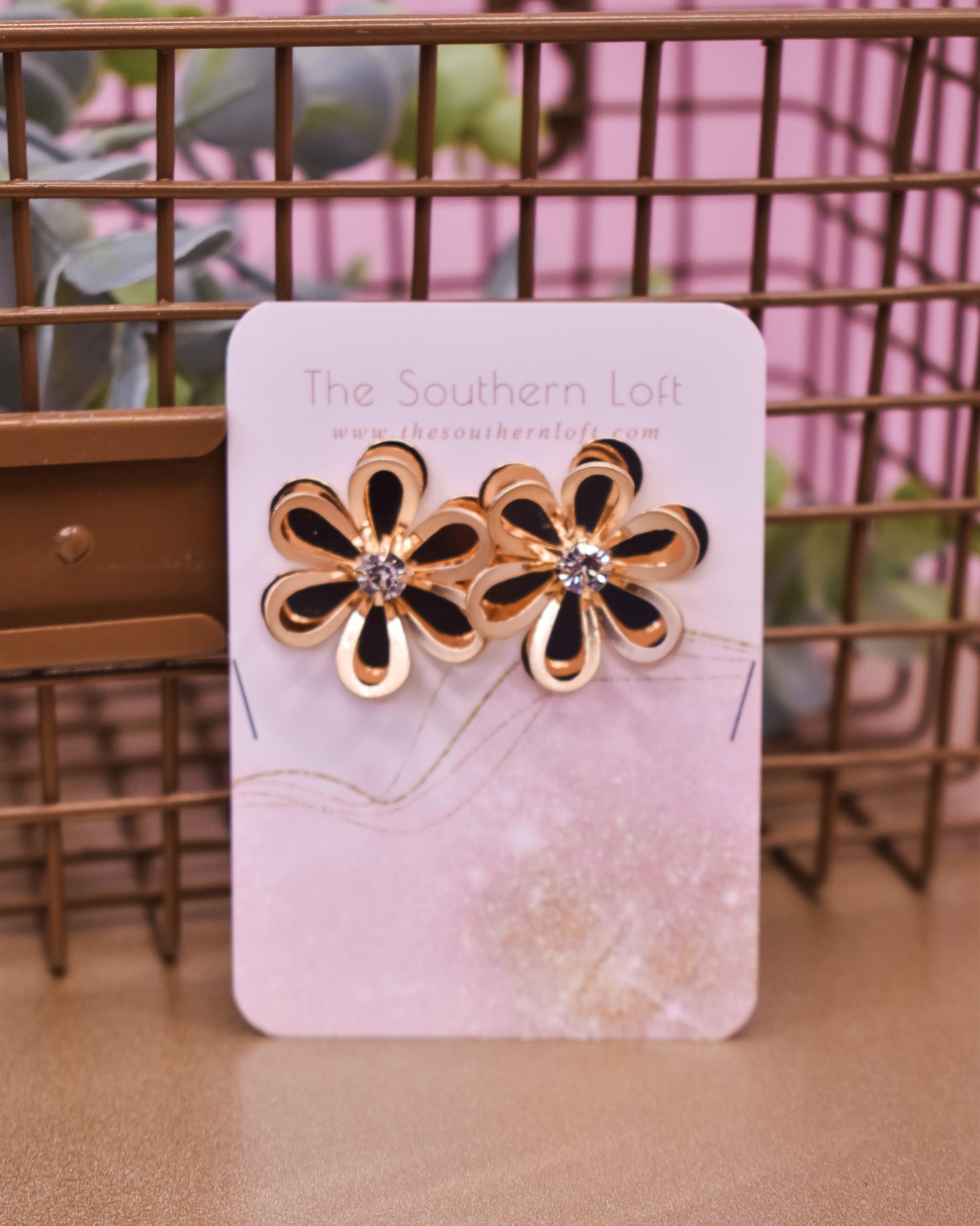 Layered Flower Earrings