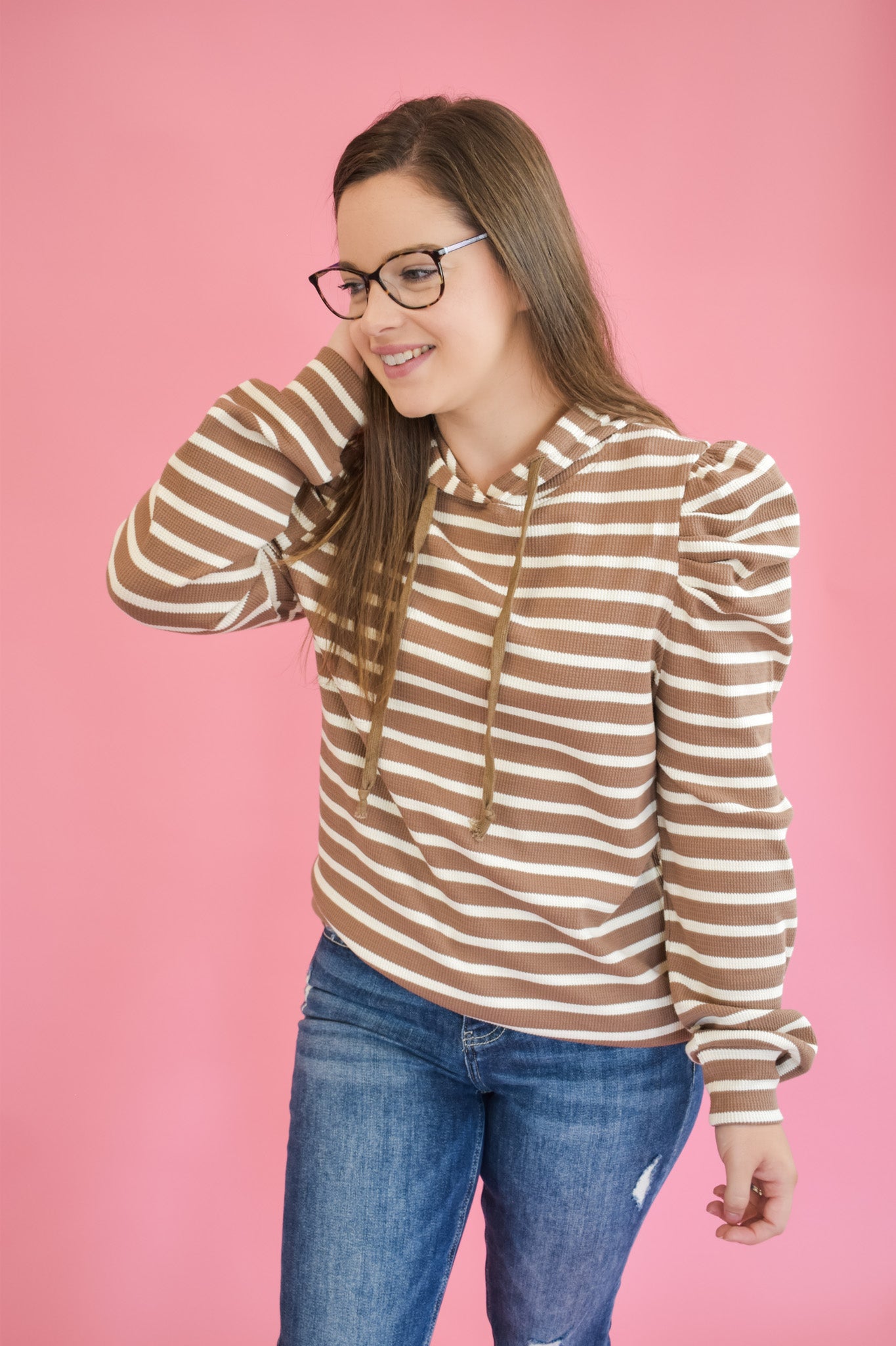 Just That Simple Hooded Top