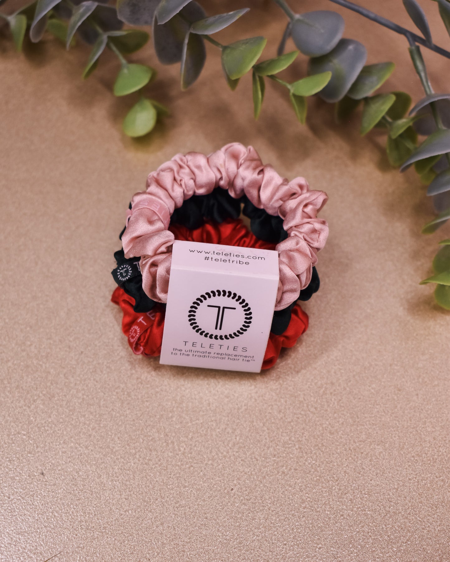 Teleties Silk Scrunchies