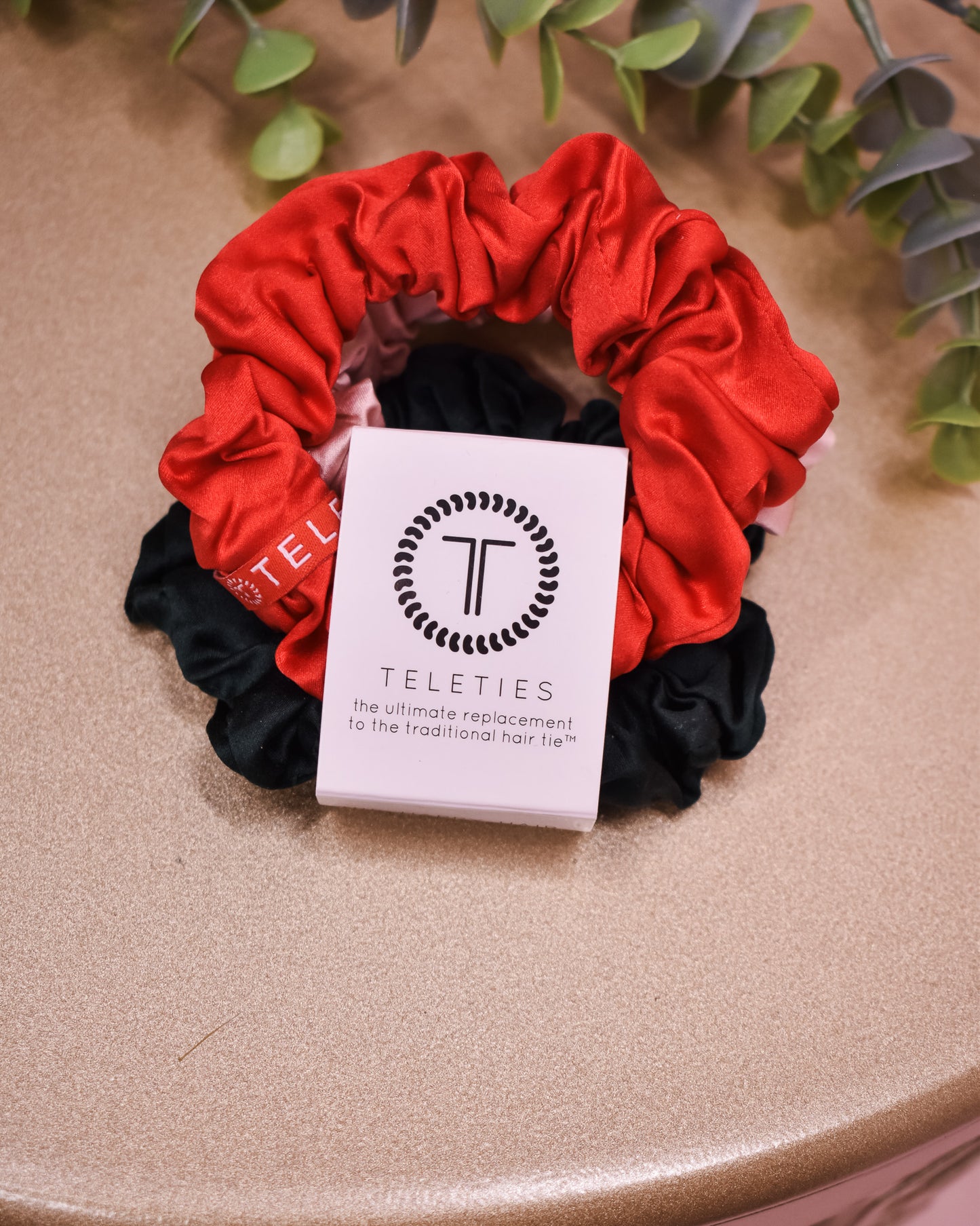 Teleties Silk Scrunchies