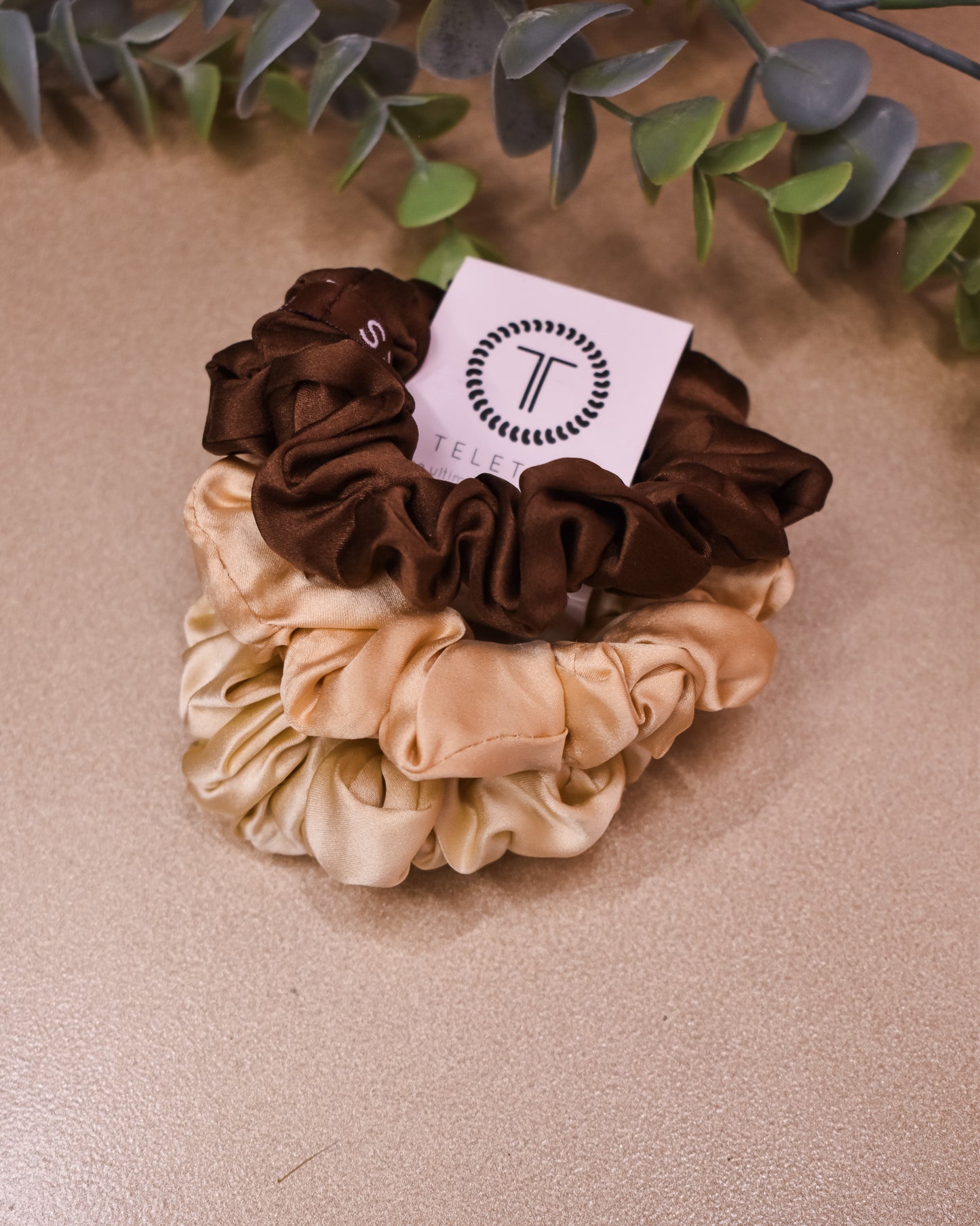 Teleties Silk Scrunchies