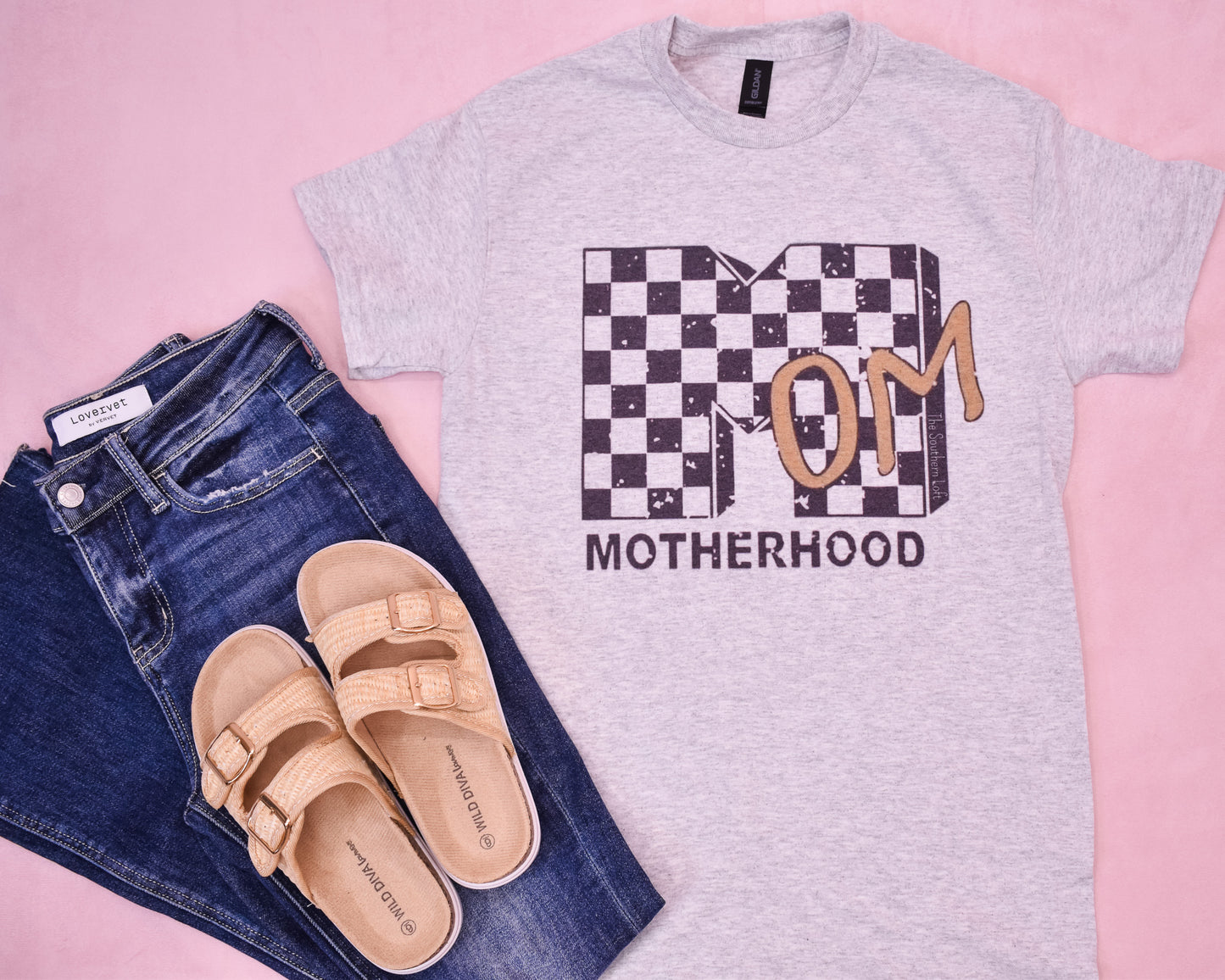 M(om)otherhood Retro Graphic Tee