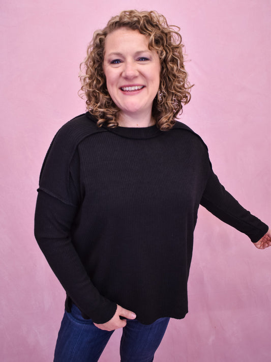 Grow With Me Drop Shoulder Top