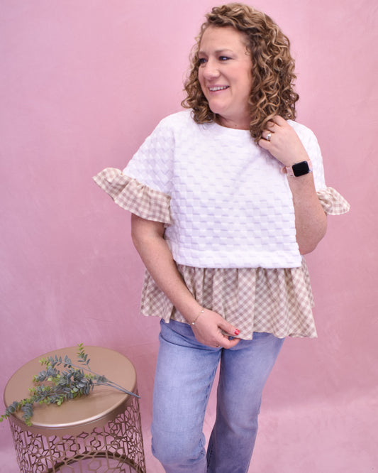 Countryside Retreat Textured Knit Top