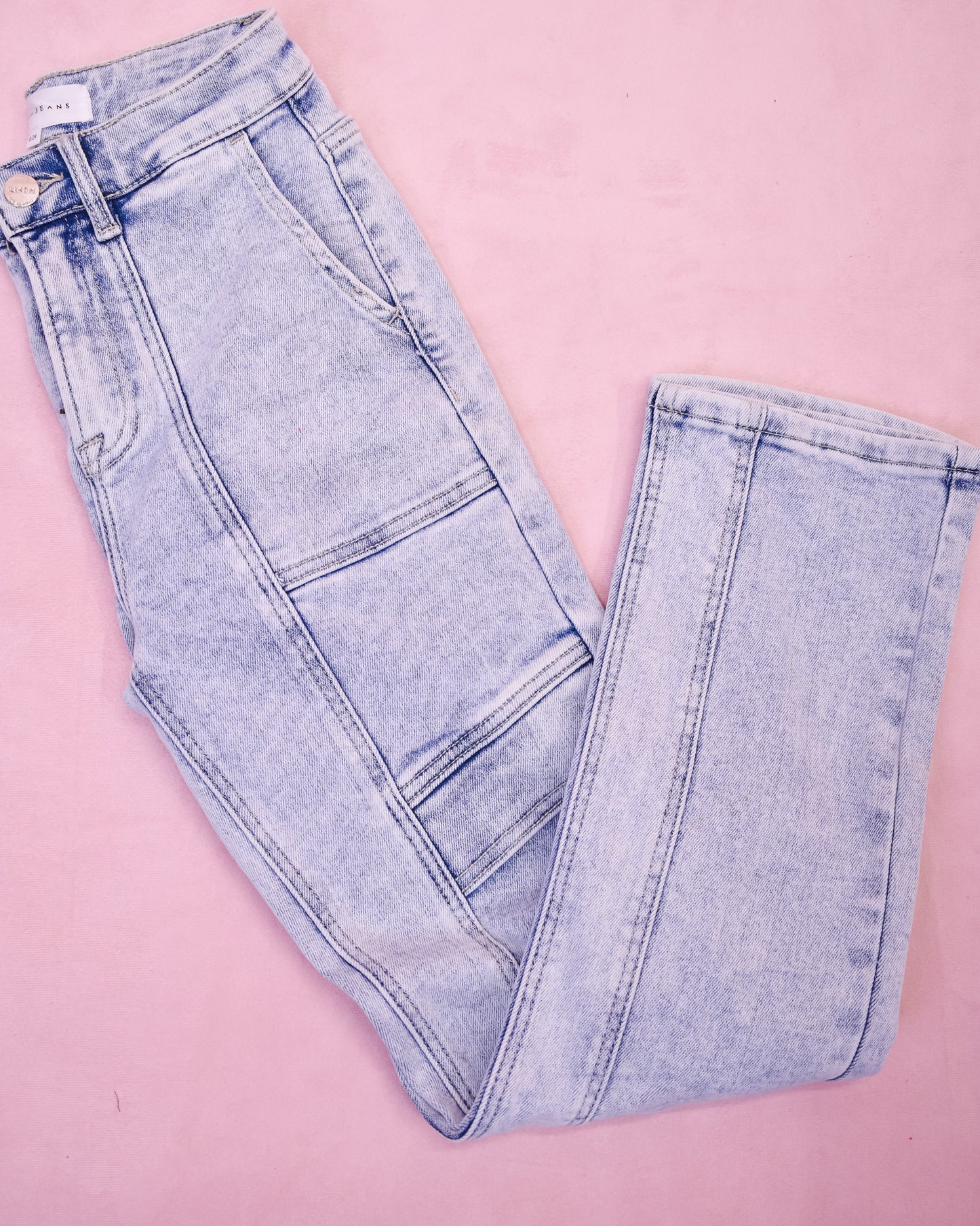 RISEN Straight Leg Cargo Jeans