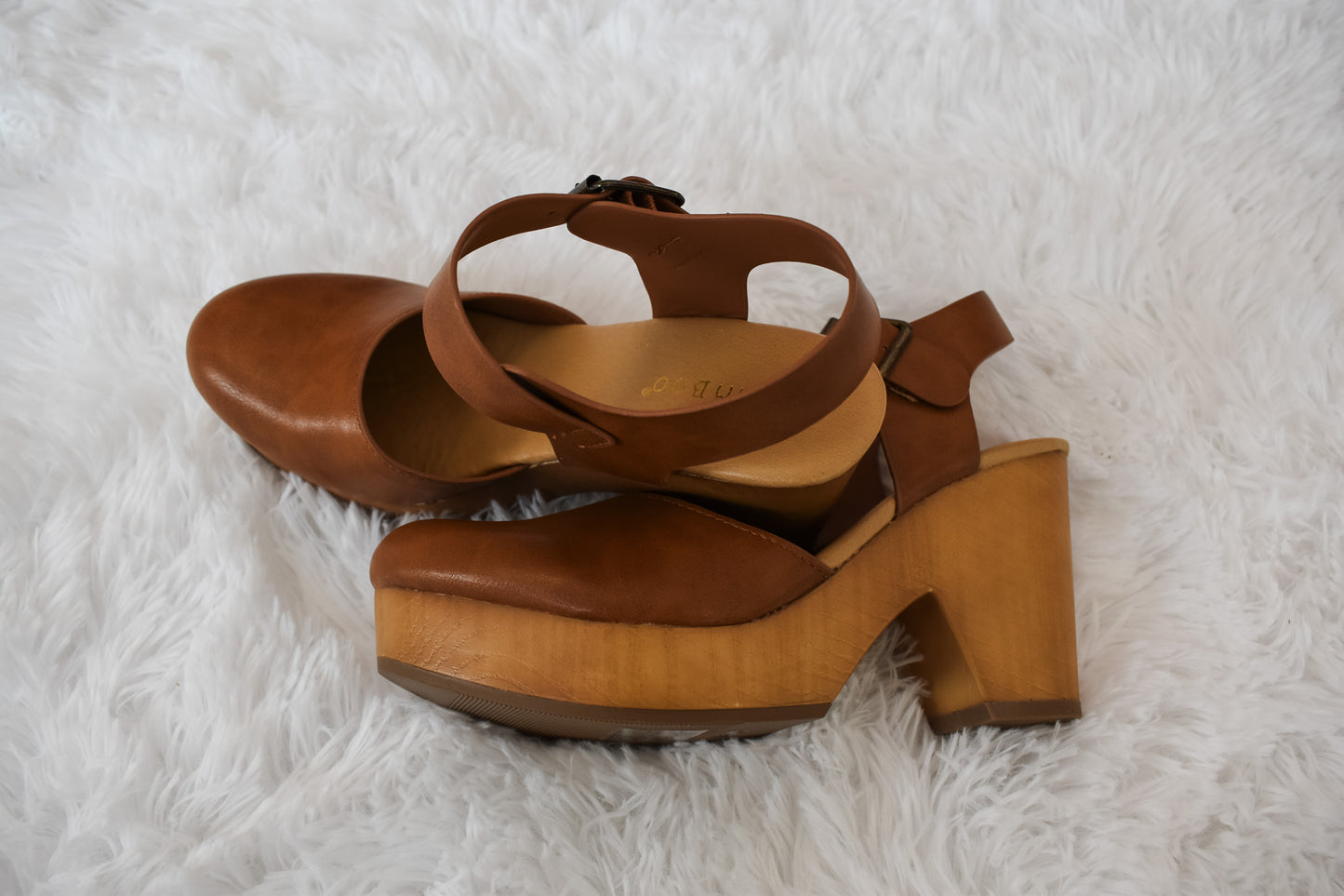 Hey Darling Faux Leather Clogs