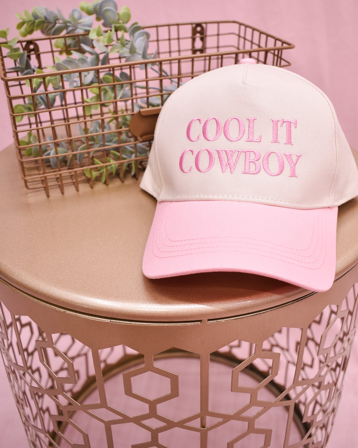 Cool It Cowboy Canvas Snapback Hat