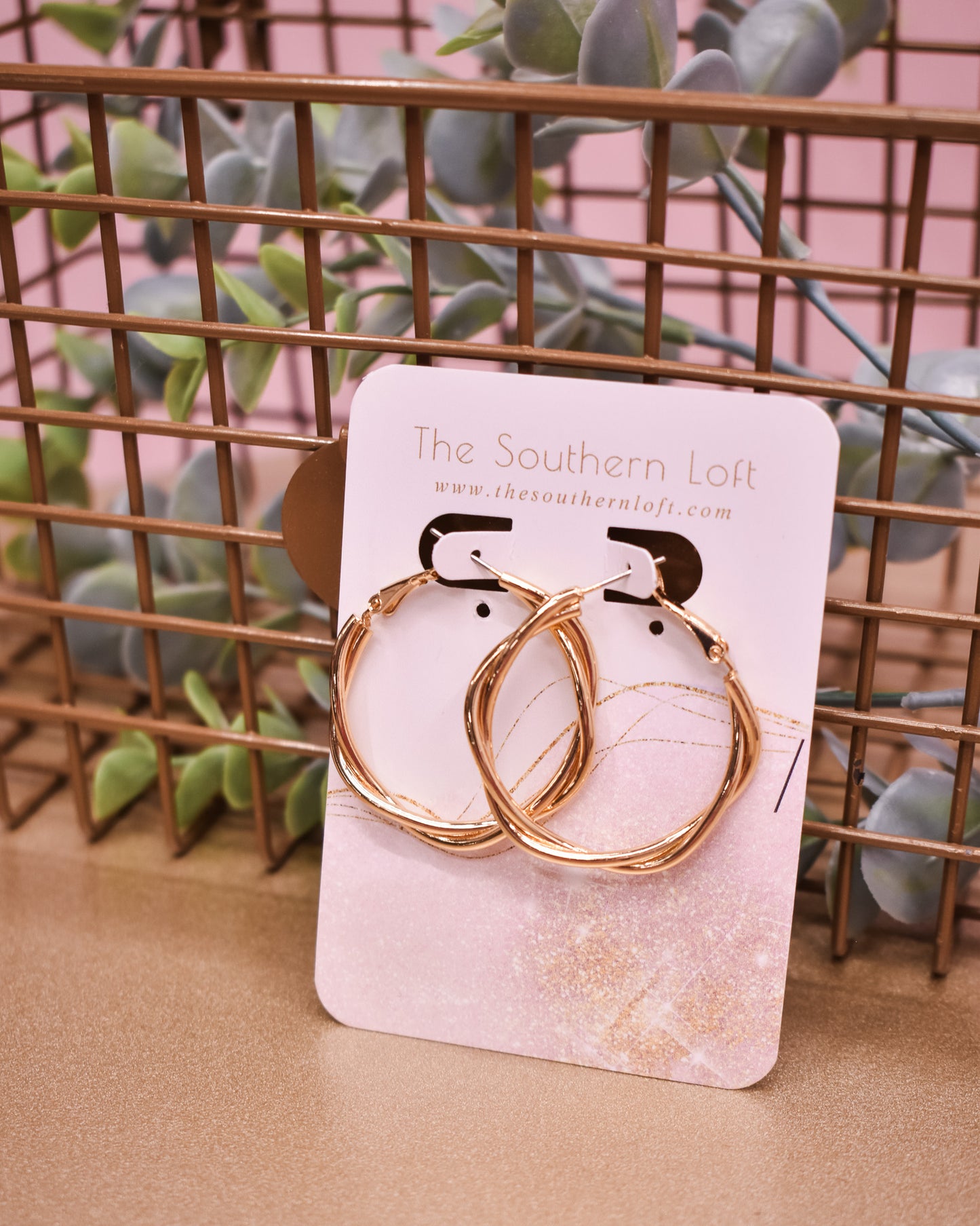 Layered & Twisted Hoop Earrings