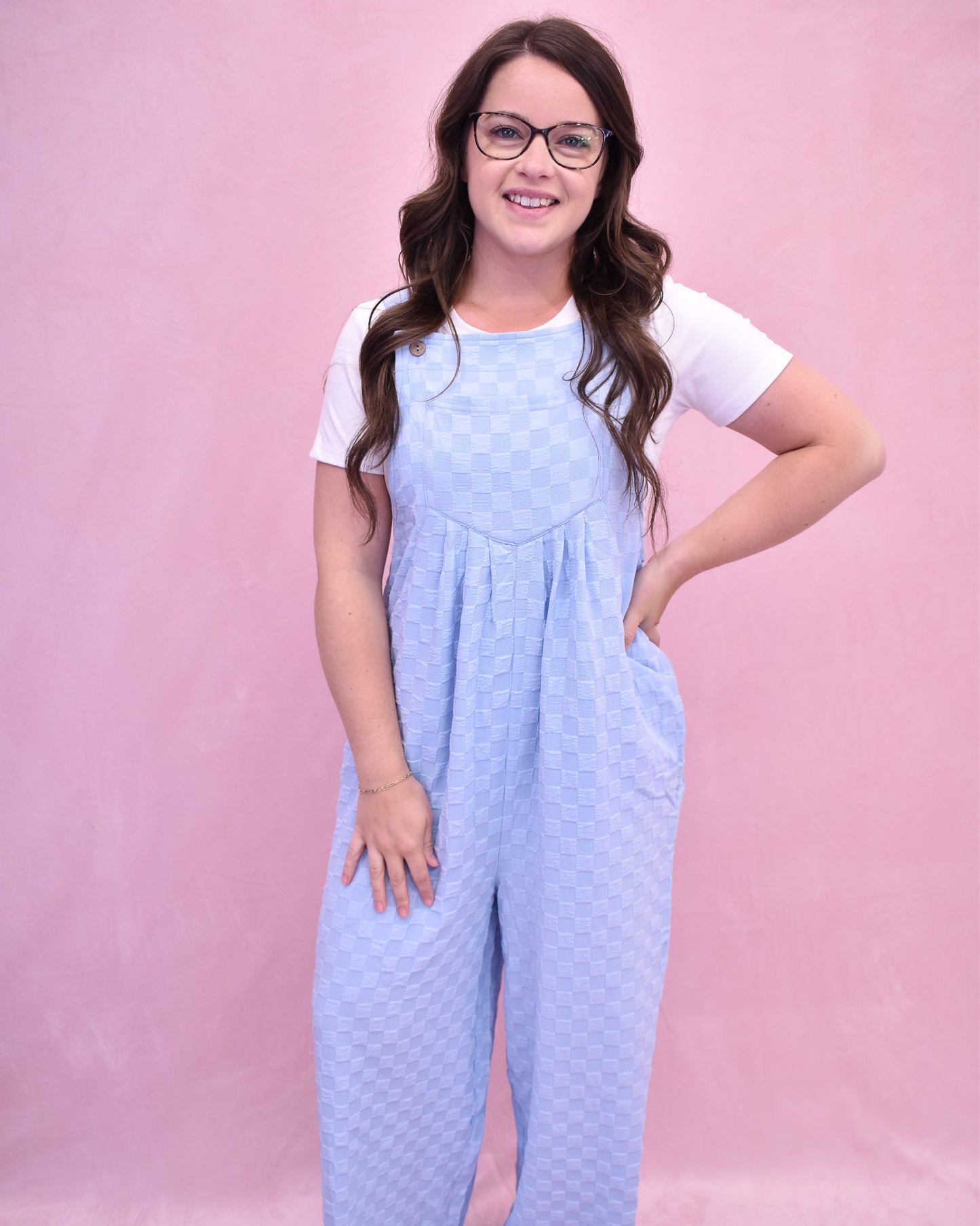 Check Me Out Wide Leg Overalls