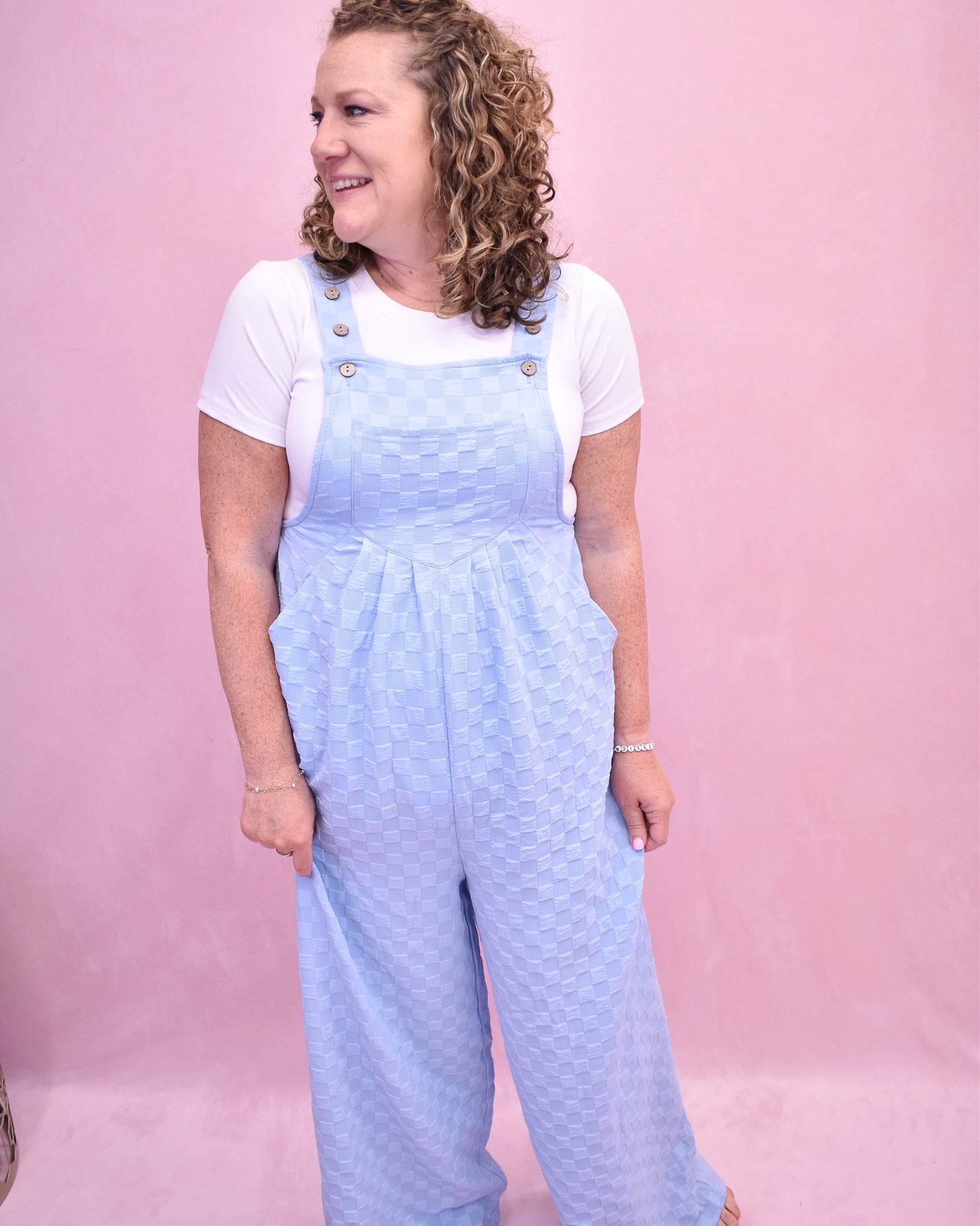 Check Me Out Wide Leg Overalls