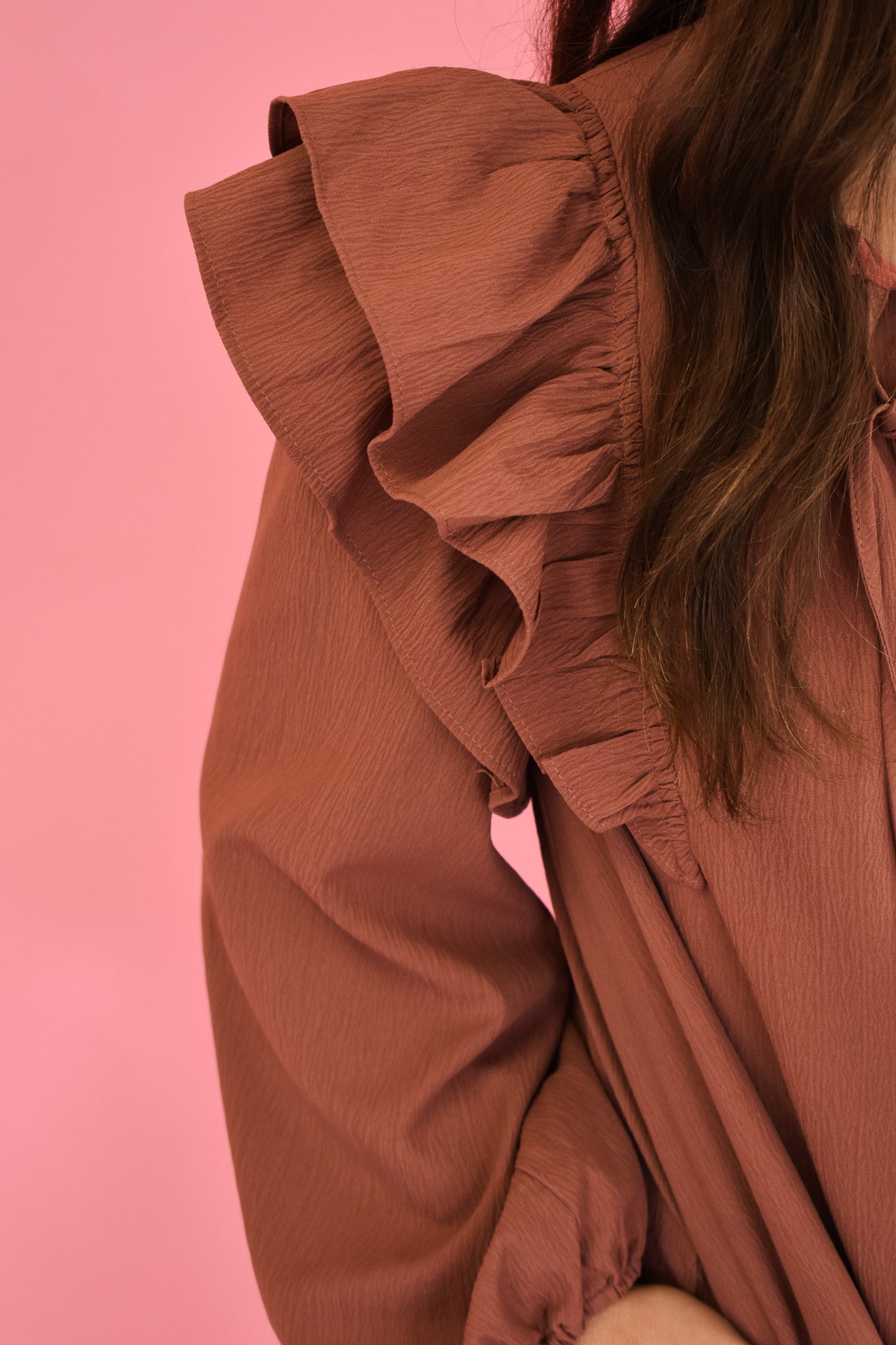 On The Way Out Ruffle Dress