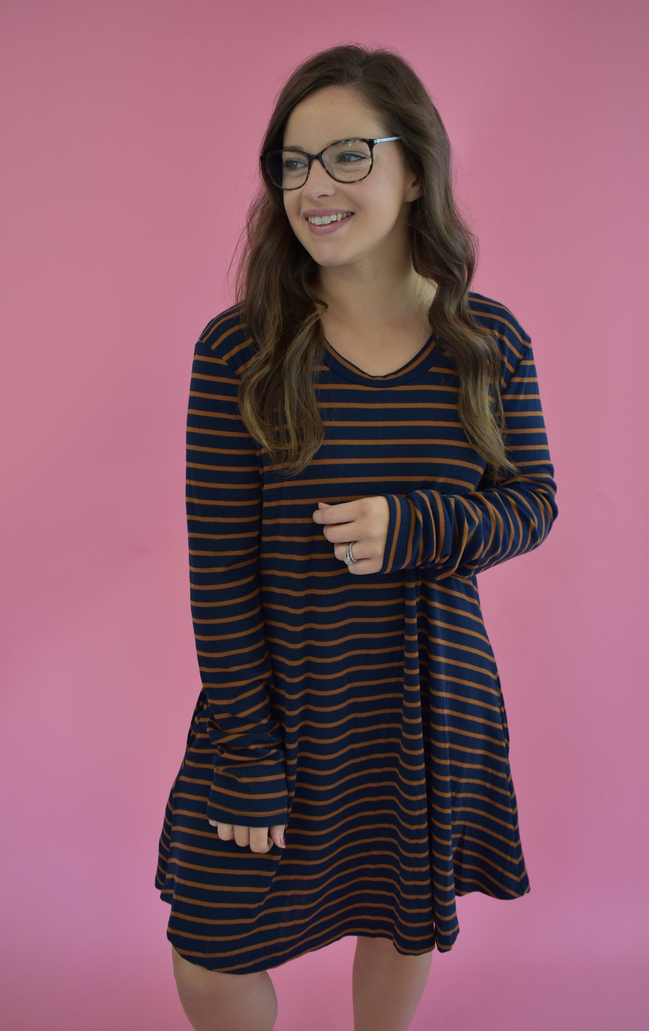 Saw It Coming Striped Dress