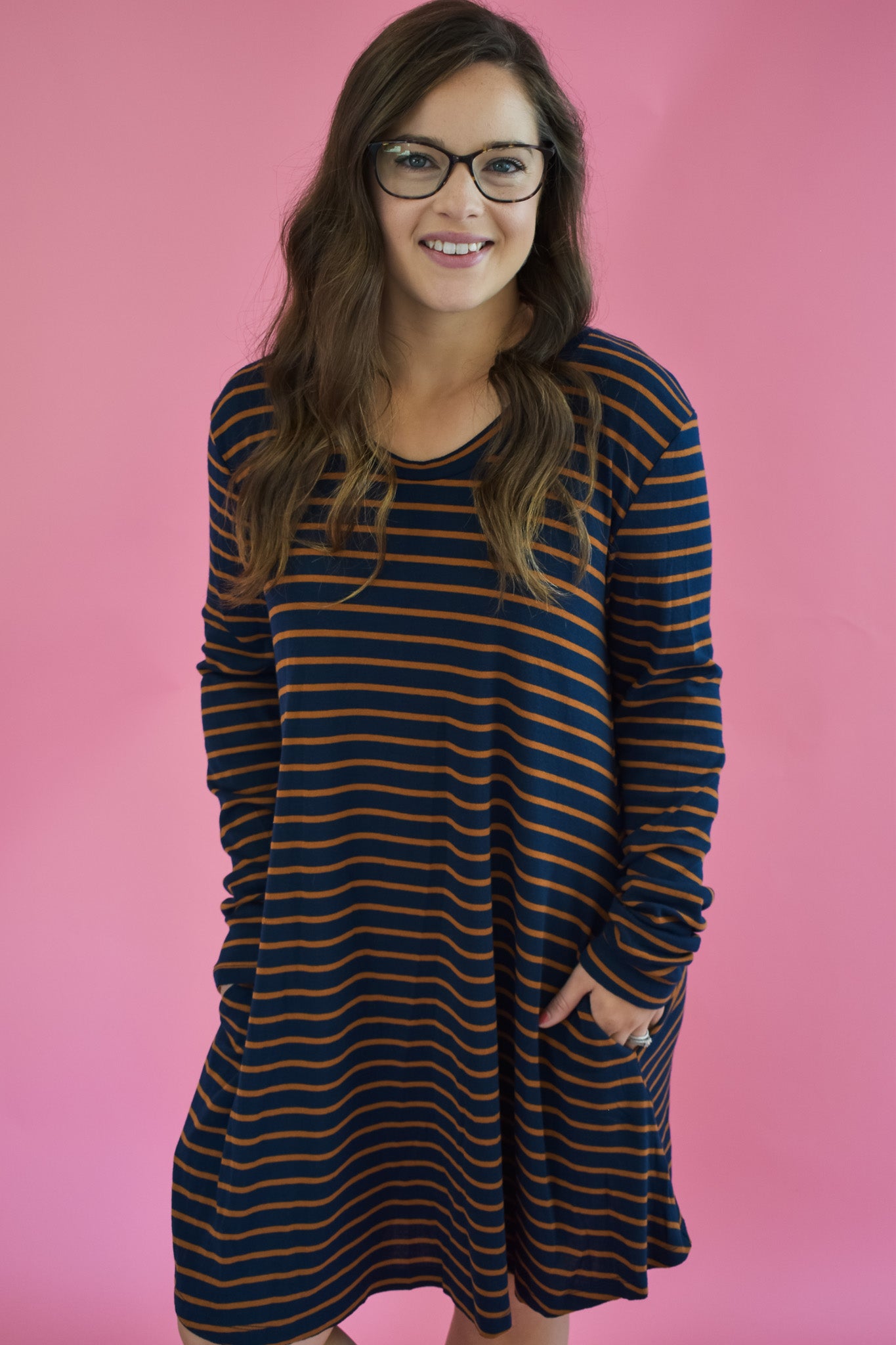 Saw It Coming Striped Dress