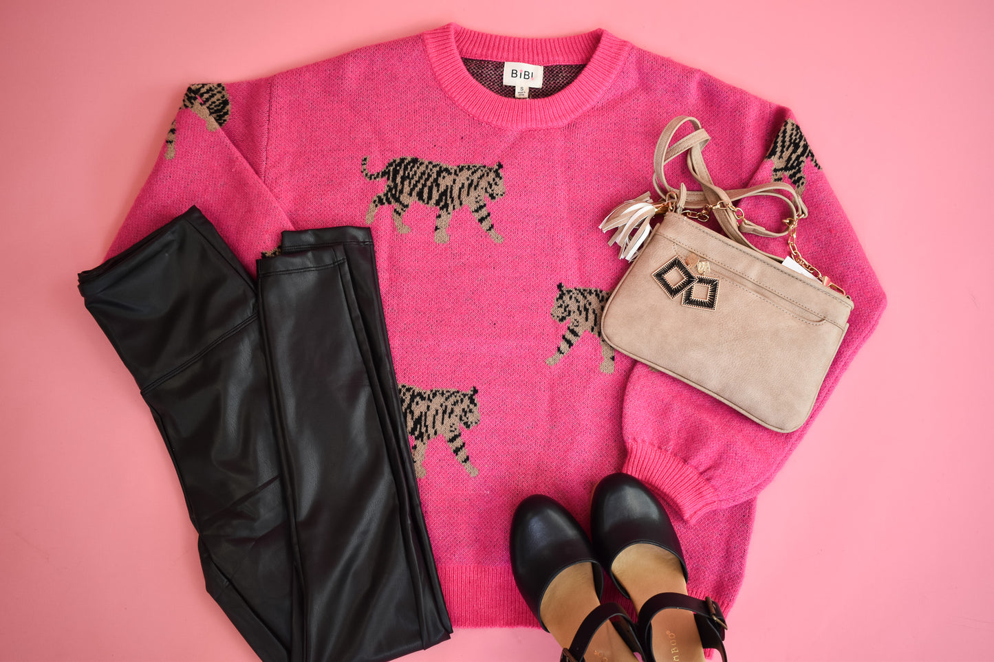 Welcome To The Wild Tiger Pattern Sweater