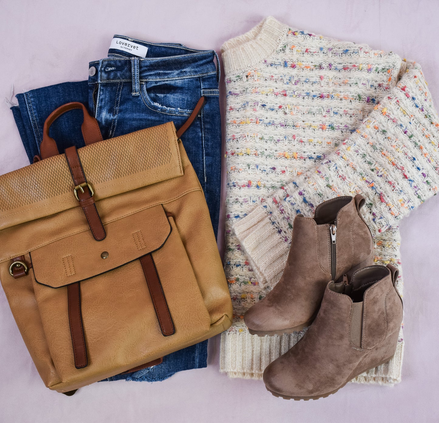 Cover Me Up Multi Color Sweater