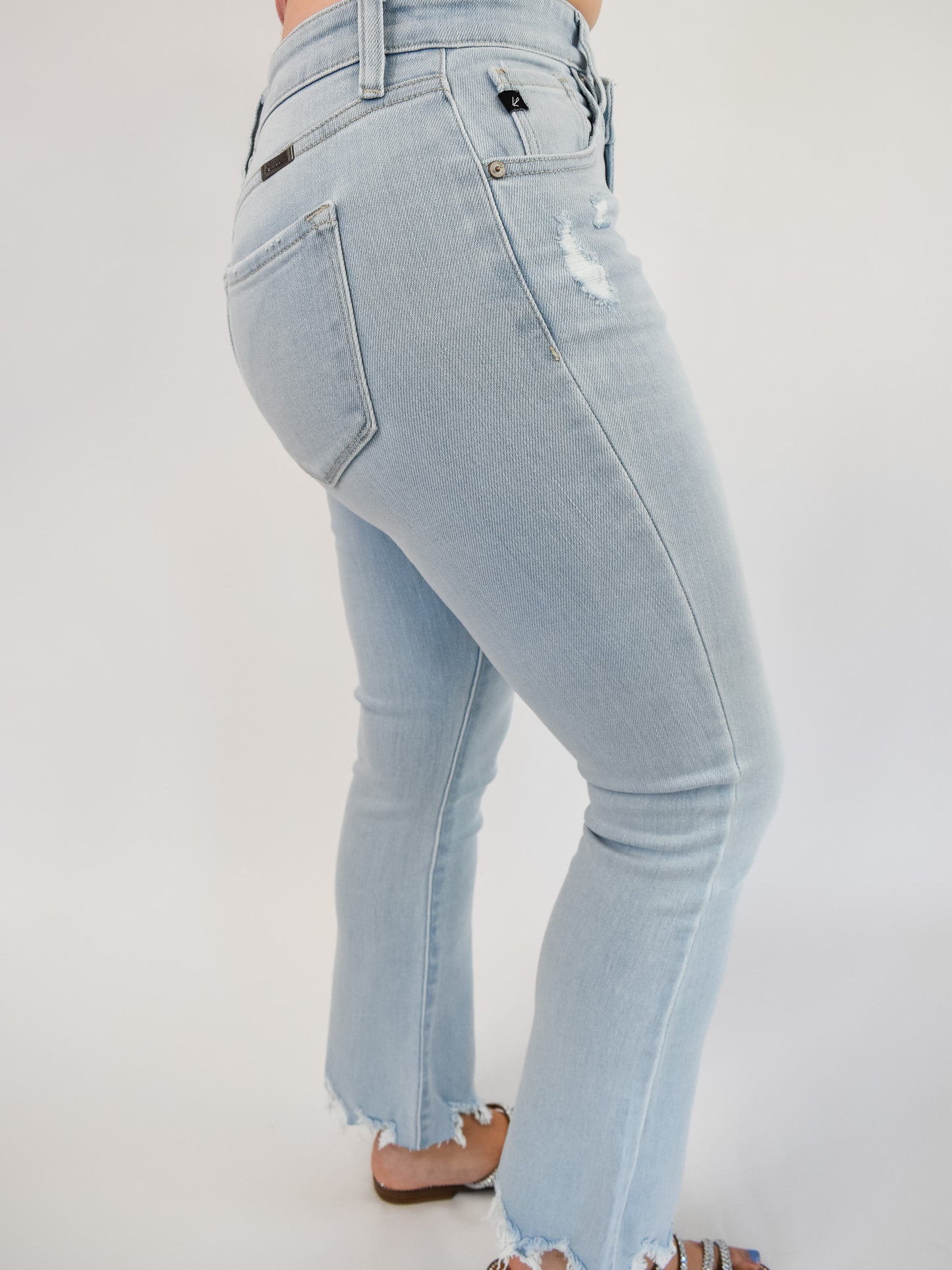 KanCan High Rise Kick Flare Jeans