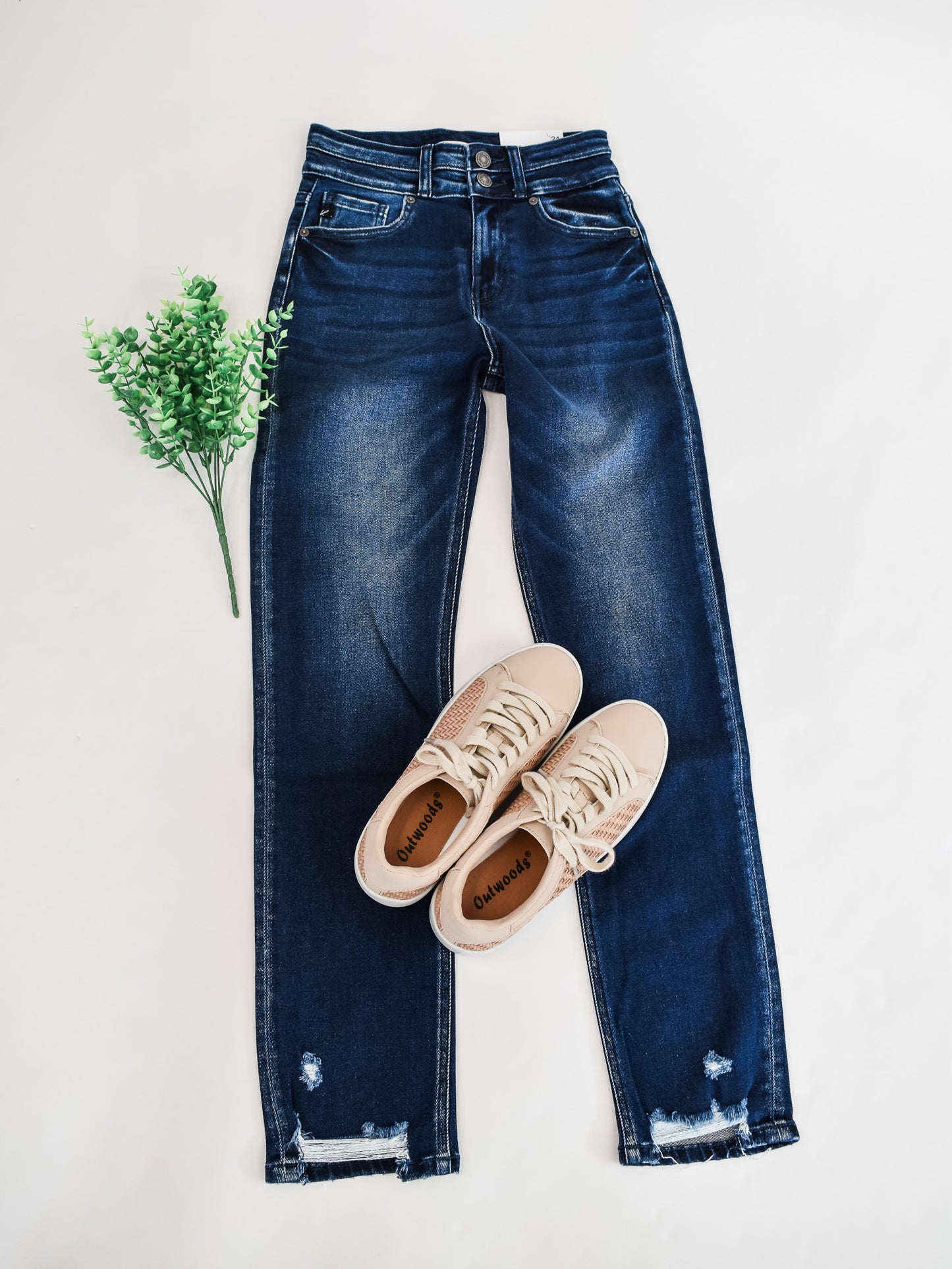 KanCan High Waist Slim Straight Jeans