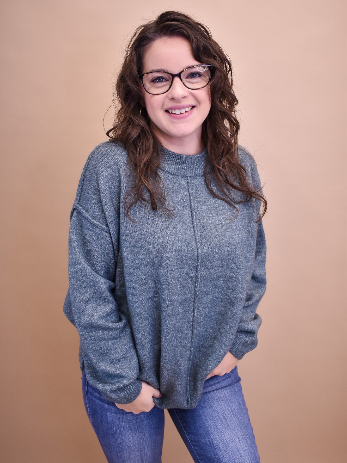 Lost In Thought Melange Sweater