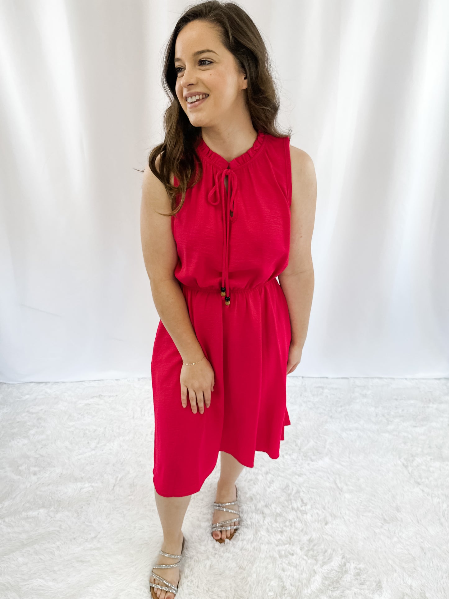 Deep Connection Sleeveless Dress