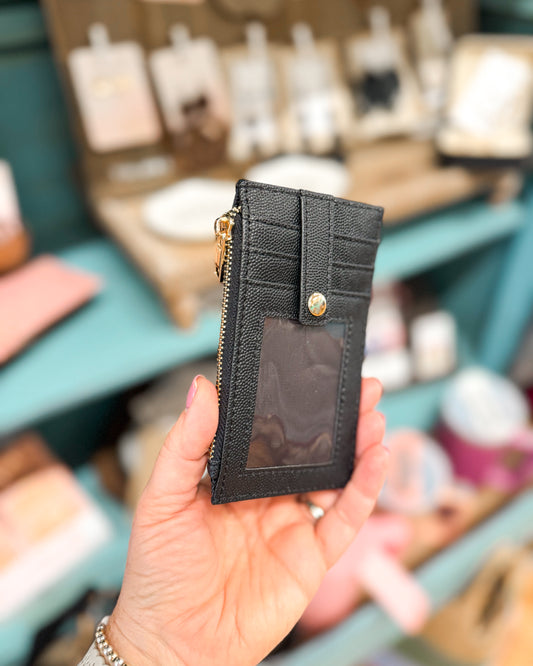 Grab + Go Quilted Leather Wallet