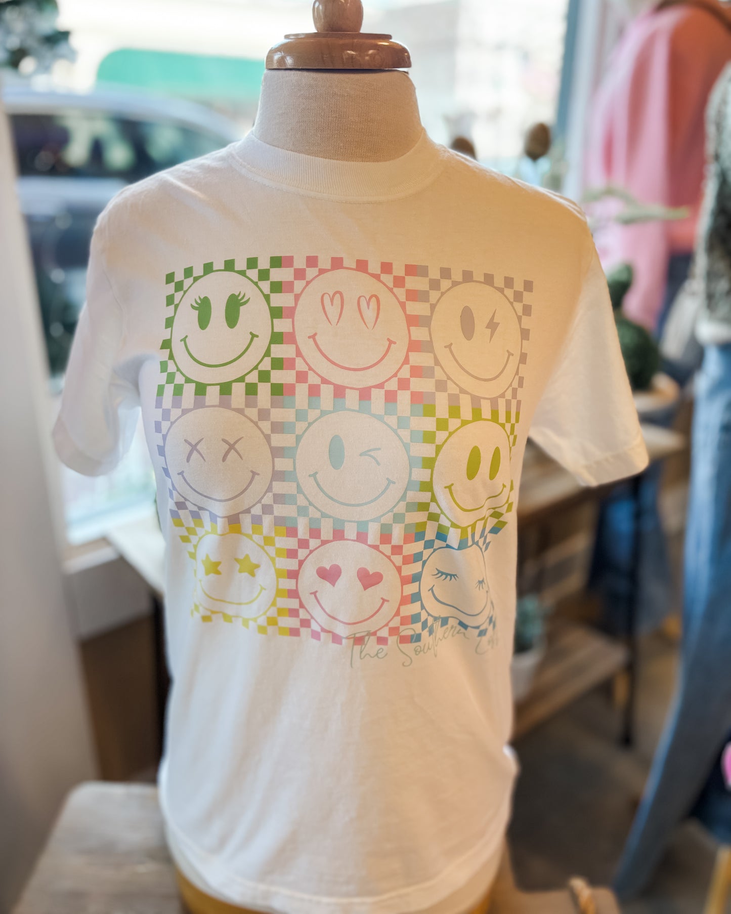 Neon Smiles Graphic Tee