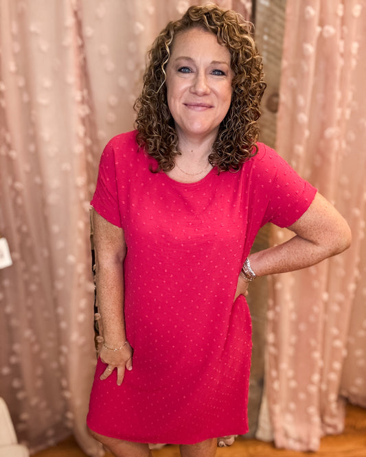 Sassy And Sweet Swiss Dot Dress