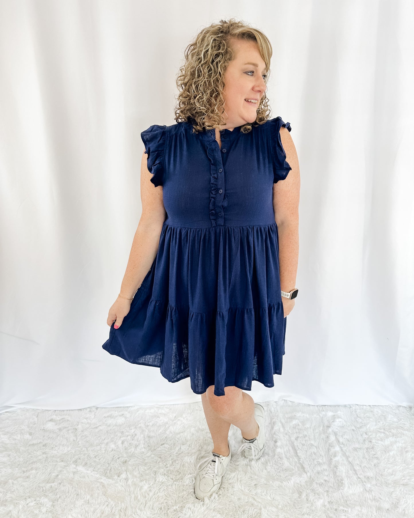 Simple Solution Linen Dress