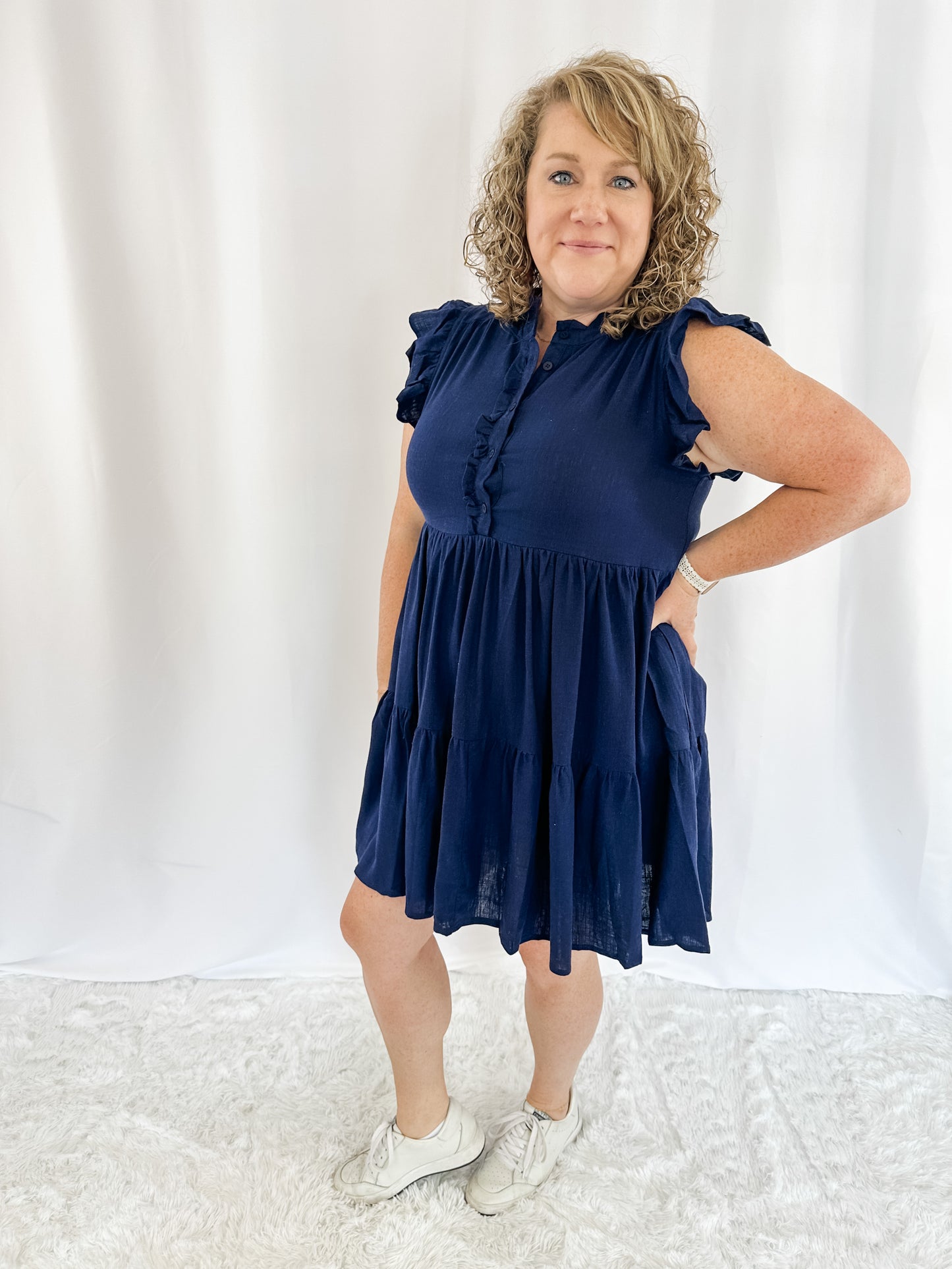 Simple Solution Linen Dress