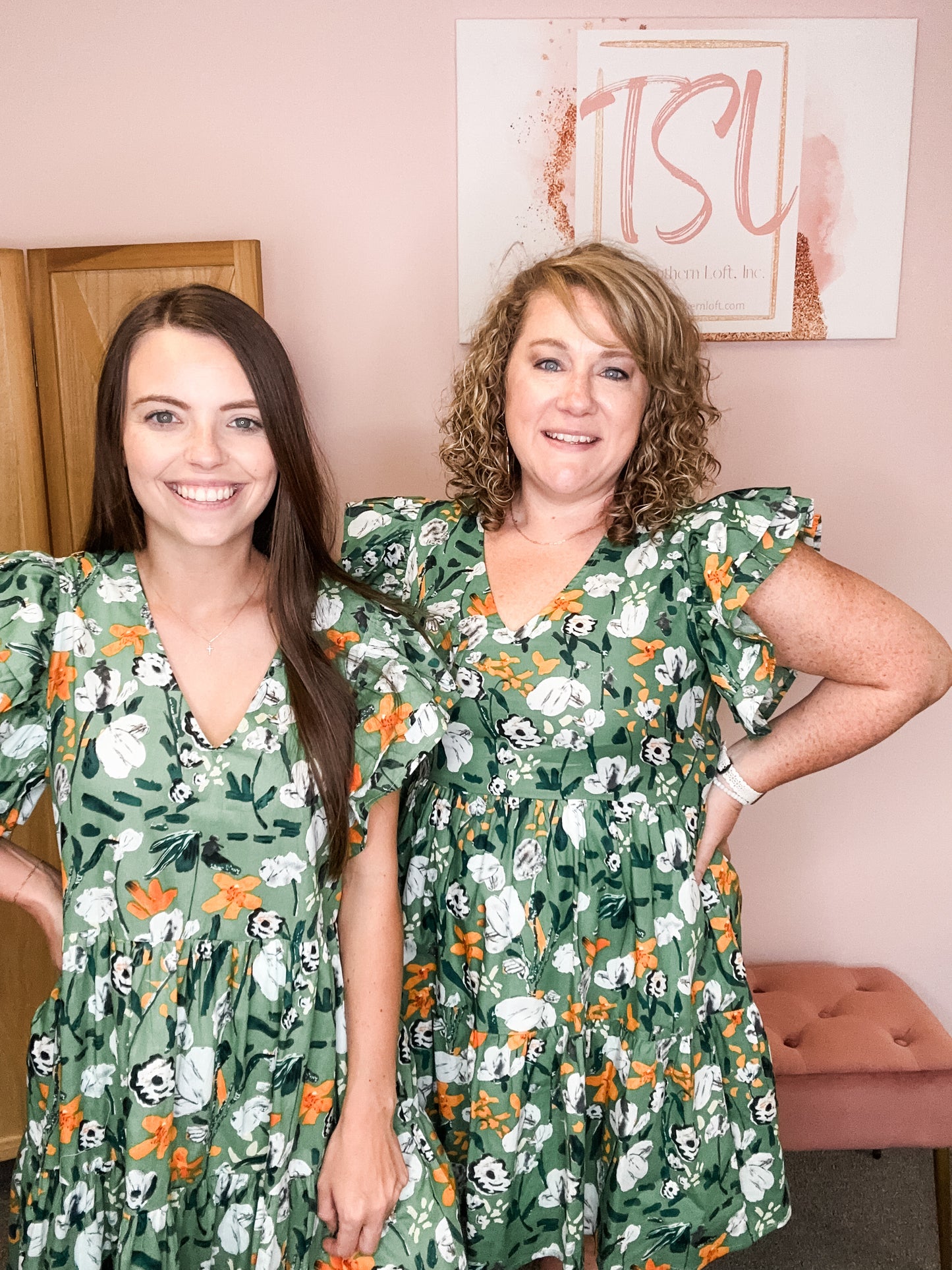 Back At It Floral Mini Dress