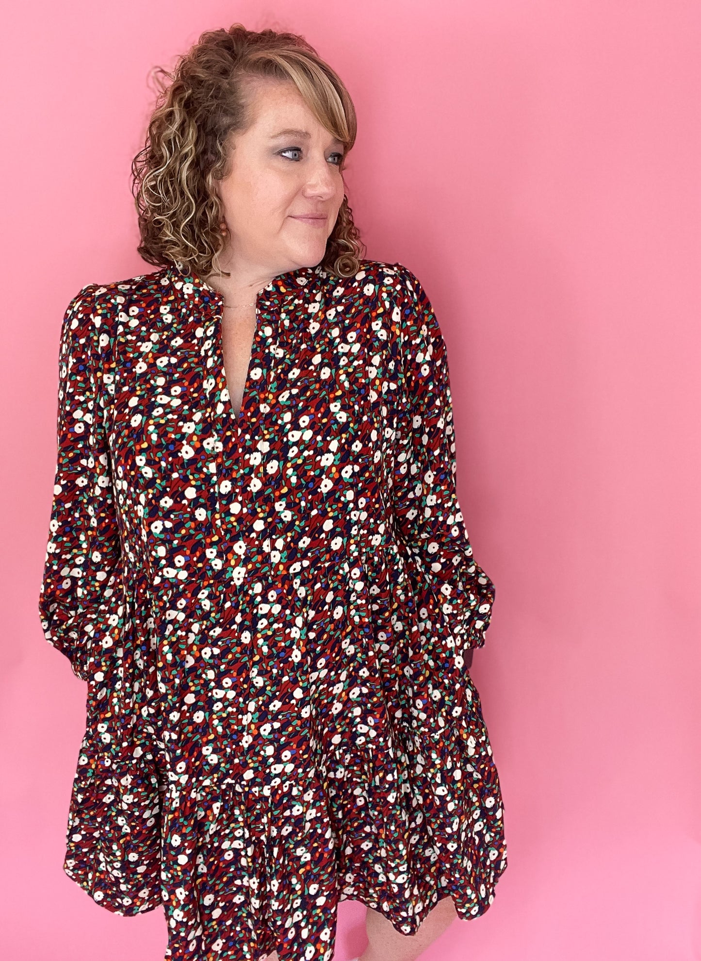 Story Of Us Floral Dress