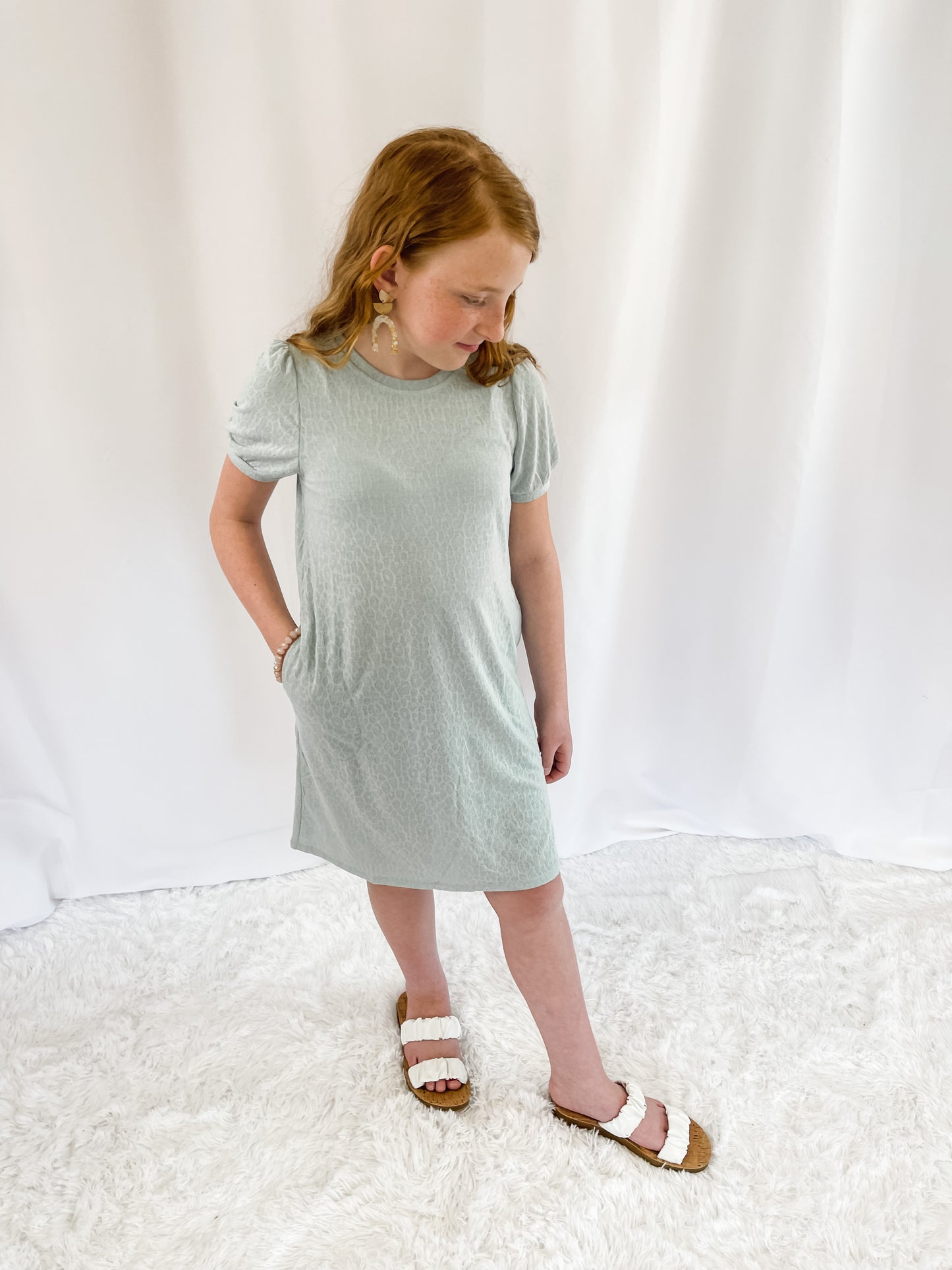 Girl's Leopard Print Dress
